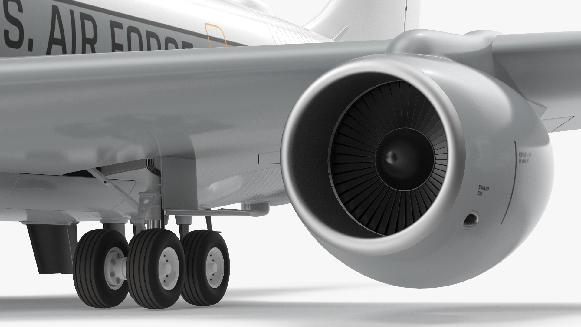 3D Boeing RC-135W Rivet Joint