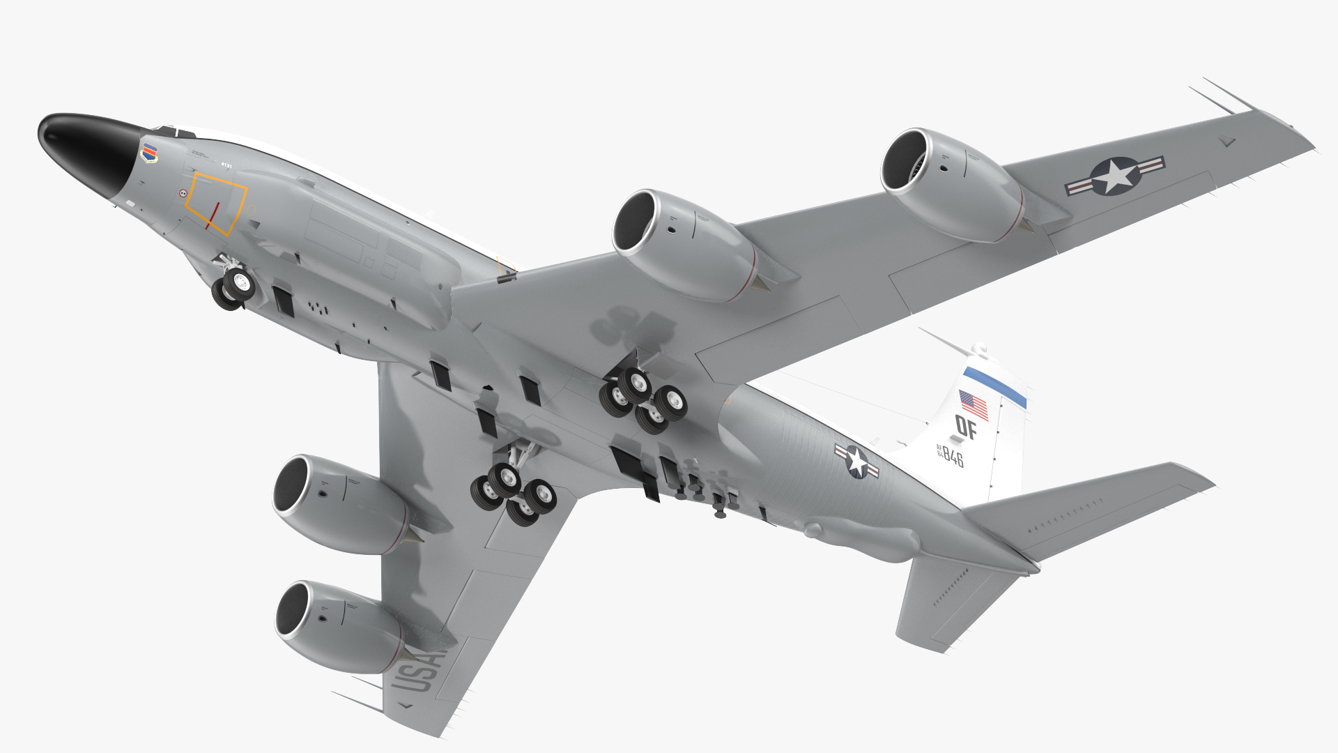 3D Boeing RC-135W Rivet Joint
