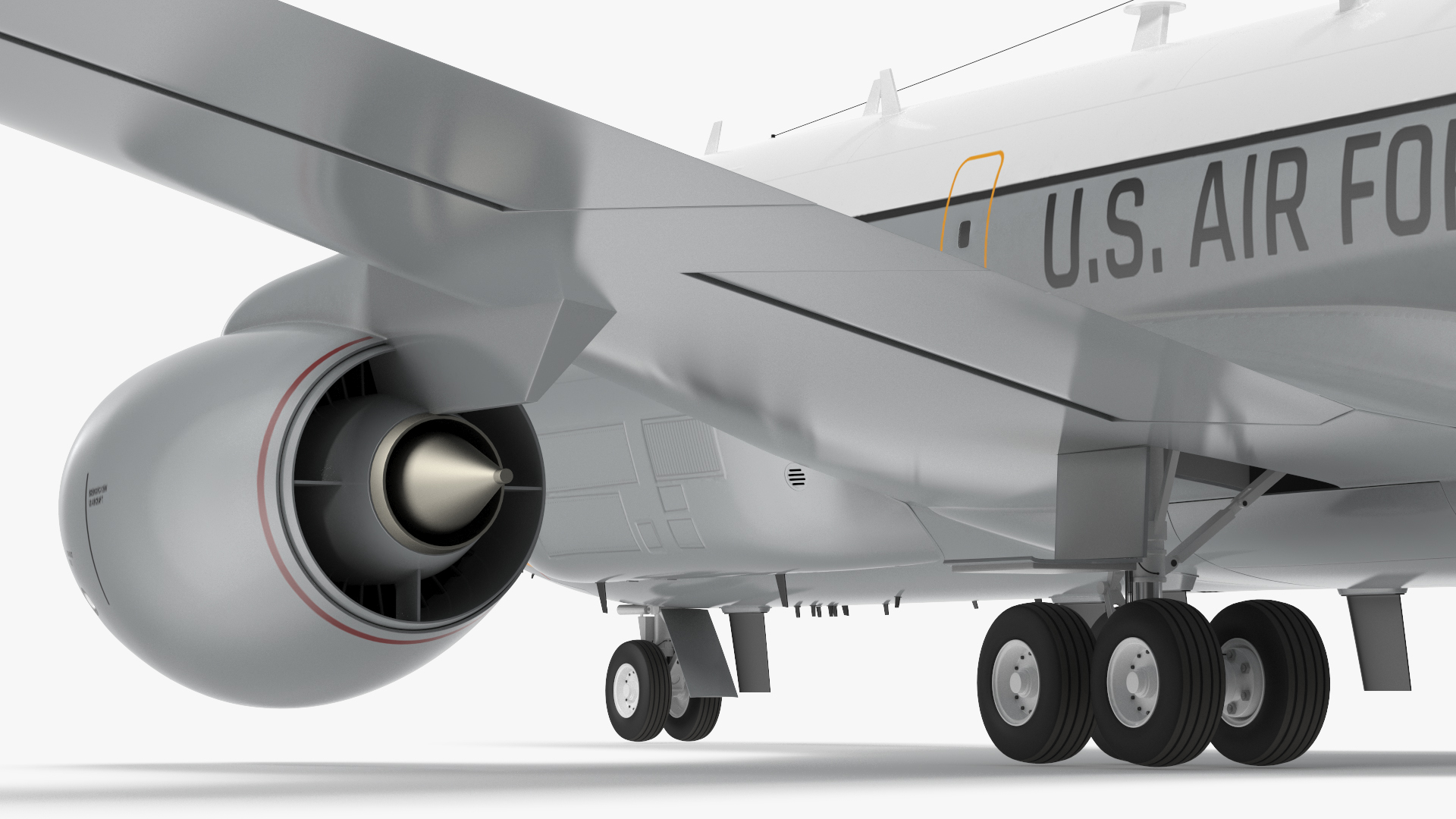 3D Boeing RC-135W Rivet Joint