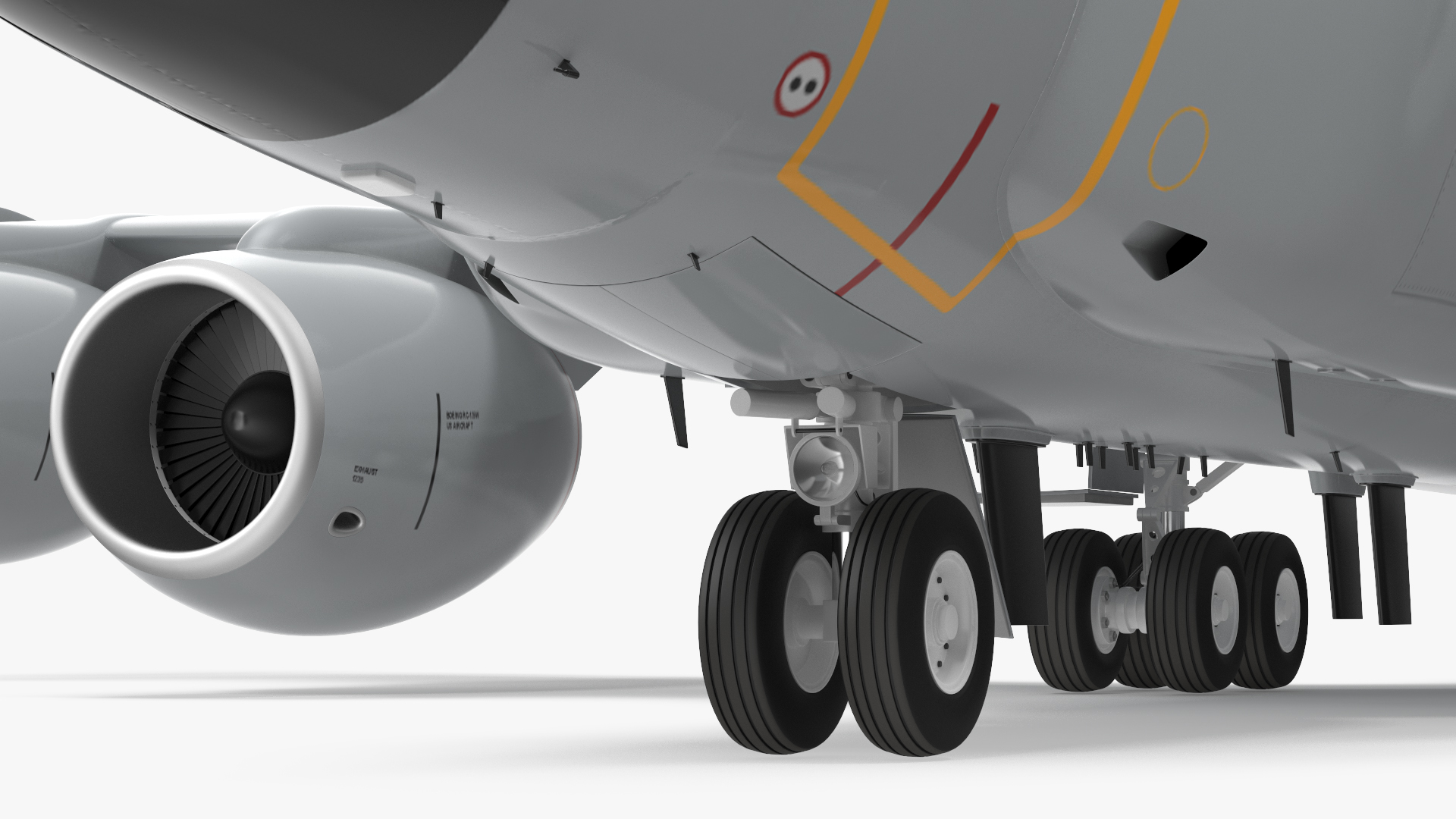 3D Boeing RC-135W Rivet Joint