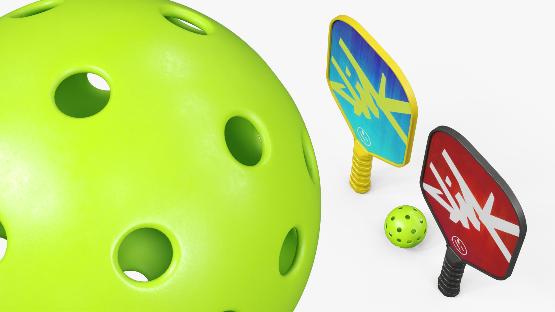 Pickleball Paddle Set with Ball and Rackets - view 5
