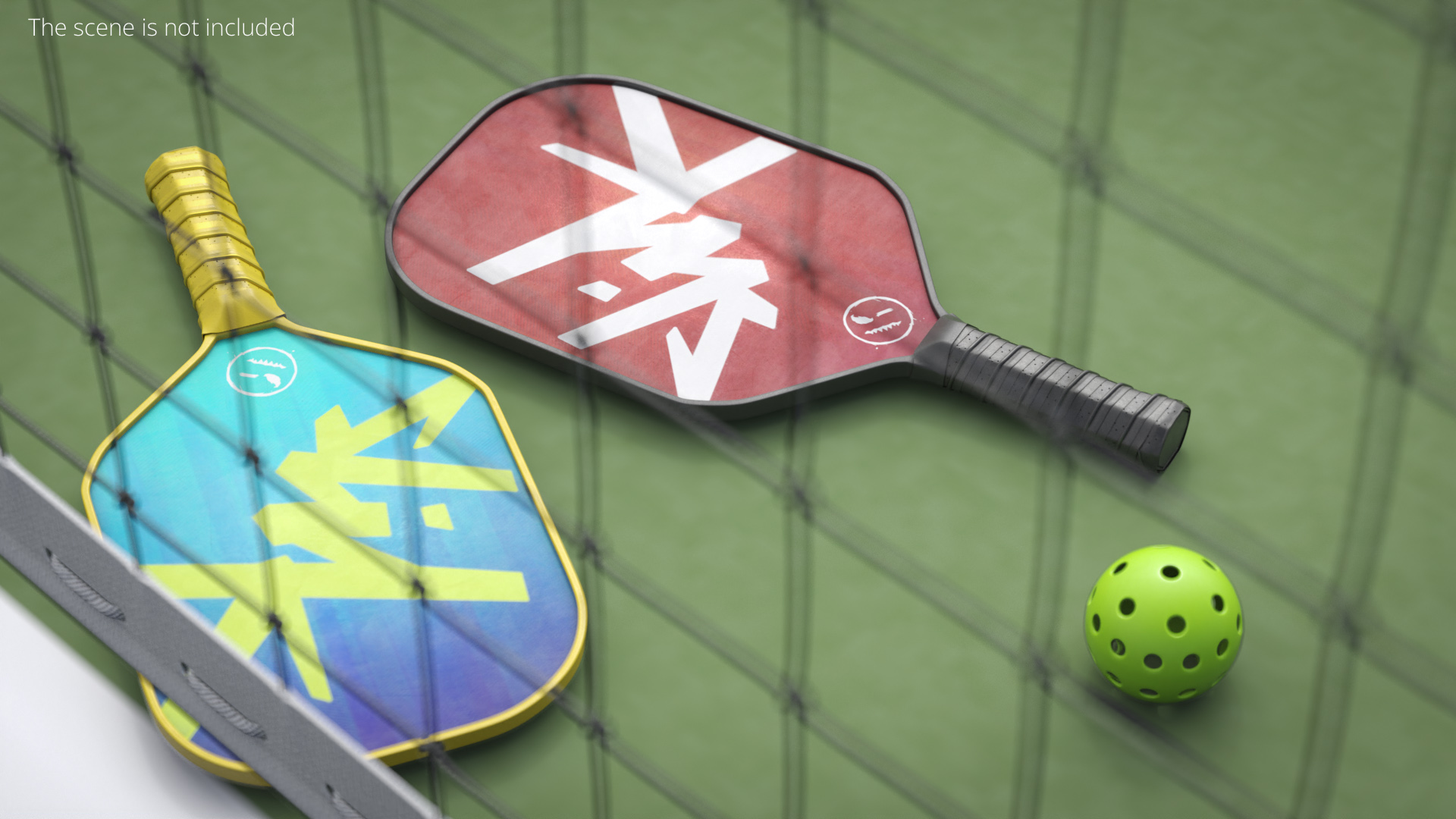Pickleball Paddle Set with Ball and Rackets - view 3