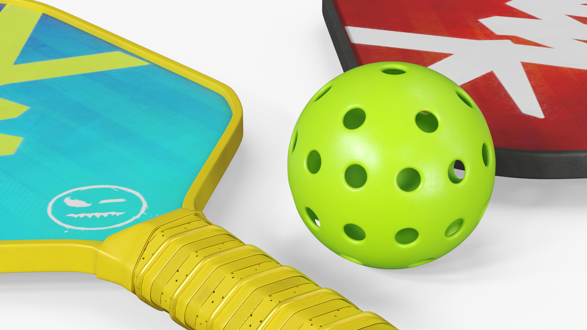 Pickleball Paddle Set with Ball and Rackets - view 6