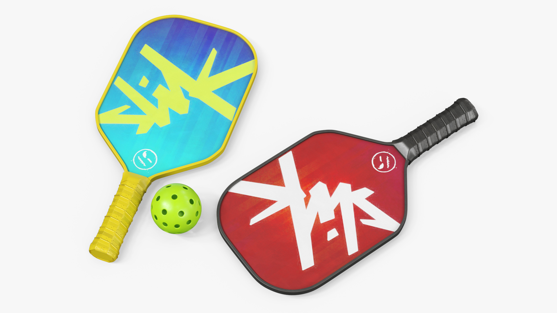 Pickleball Paddle Set with Ball and Rackets - view 2