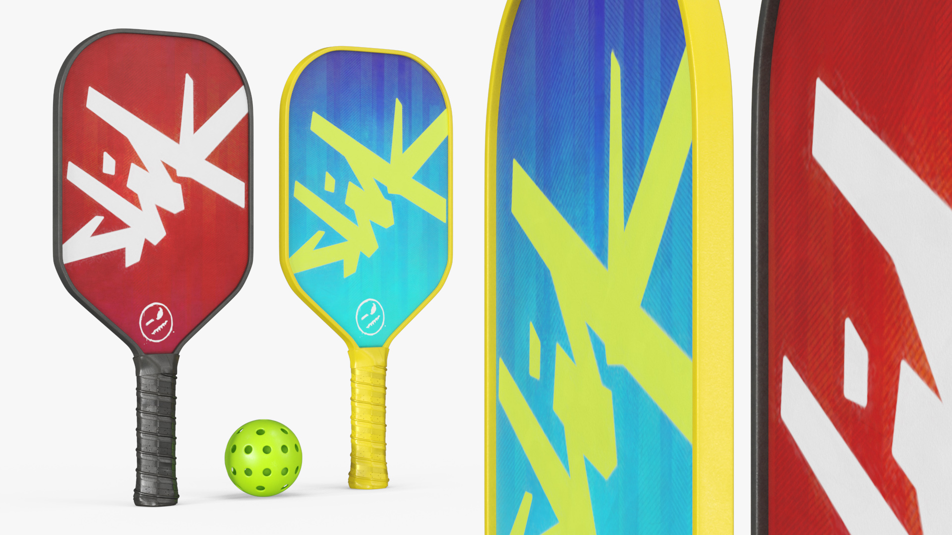Pickleball Paddle Set with Ball and Rackets - view 4