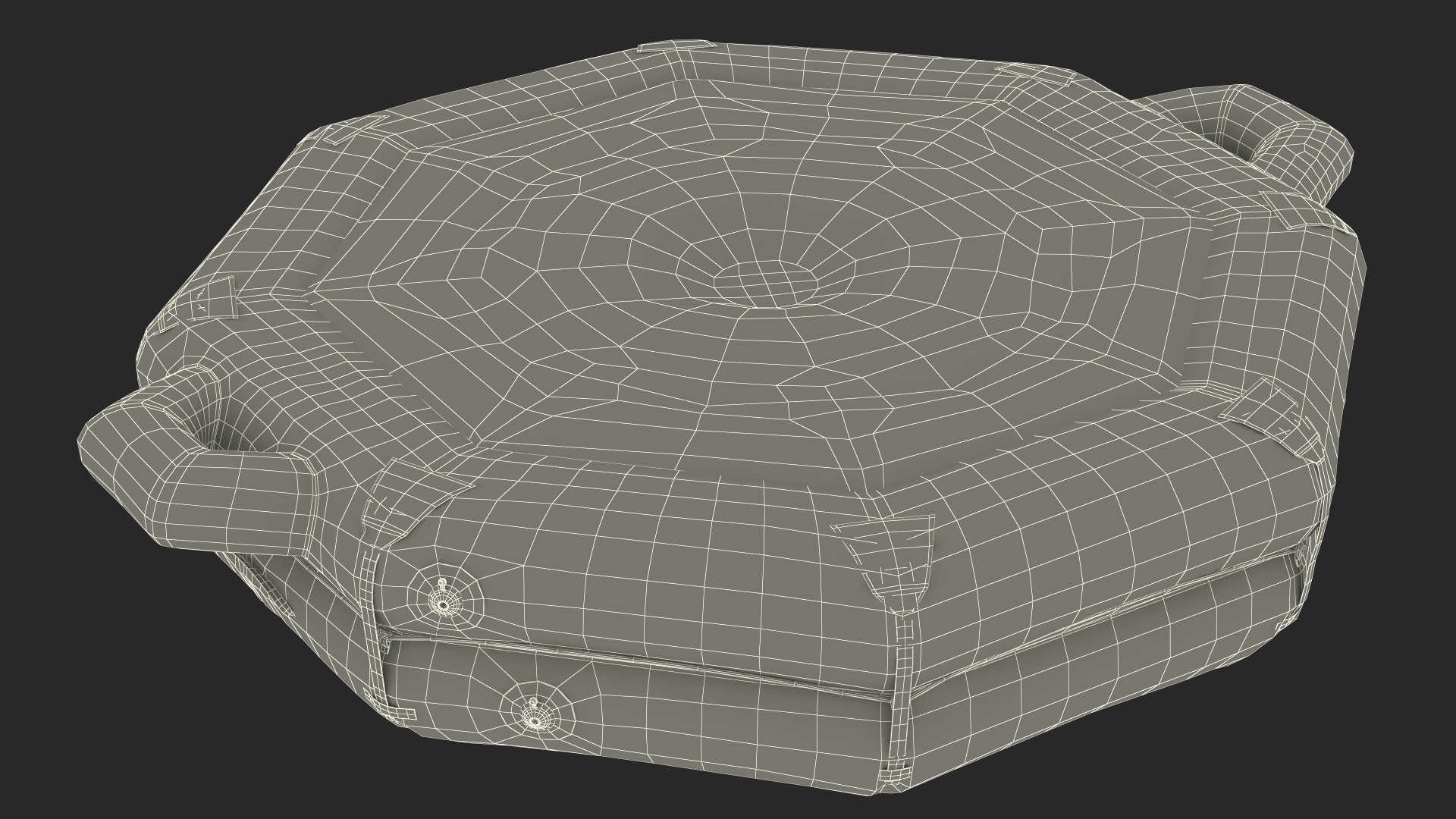 3D model Emergency Inflatable Life Raft
