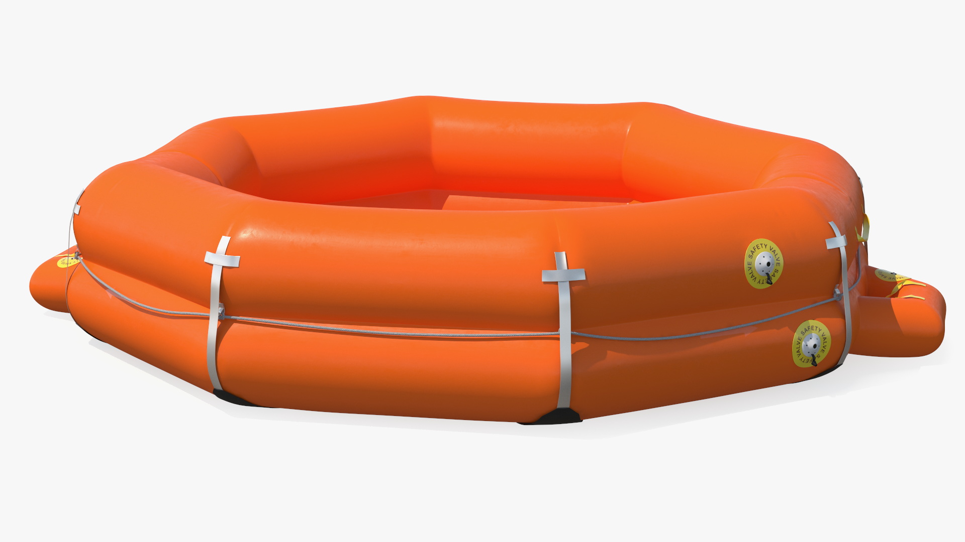 3D model Emergency Inflatable Life Raft