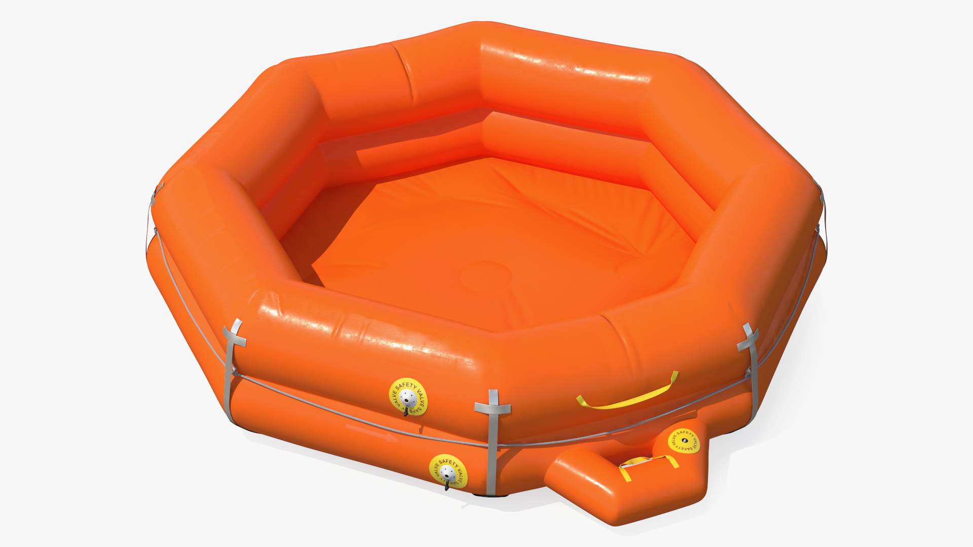 3D model Emergency Inflatable Life Raft