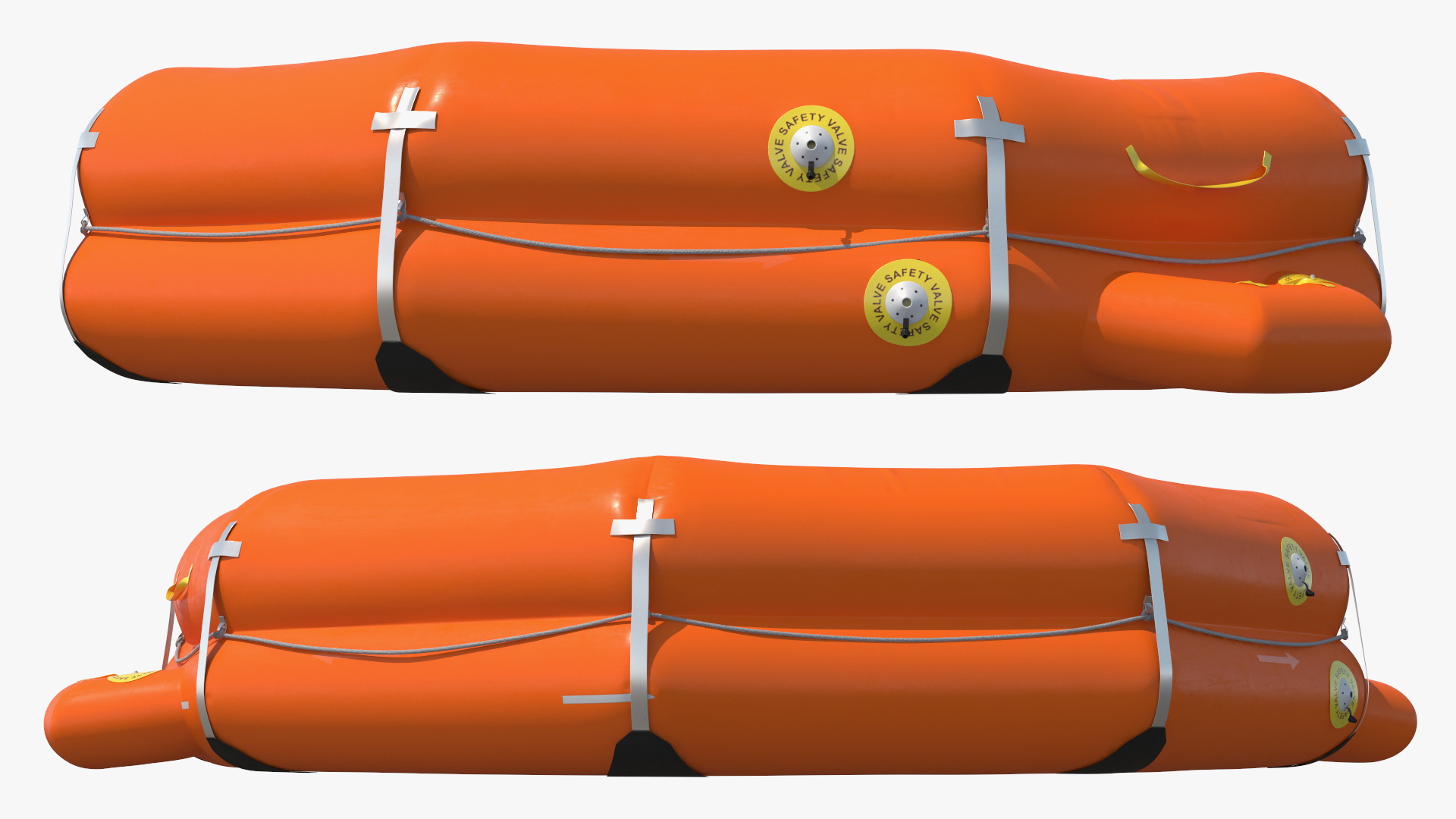 3D model Emergency Inflatable Life Raft