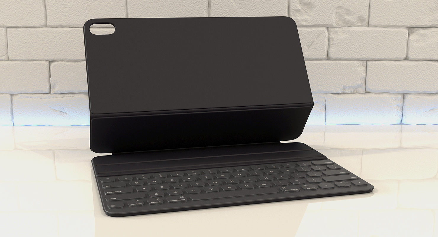 Apple Smart Keyboard 11 inch Space Grey 3D model