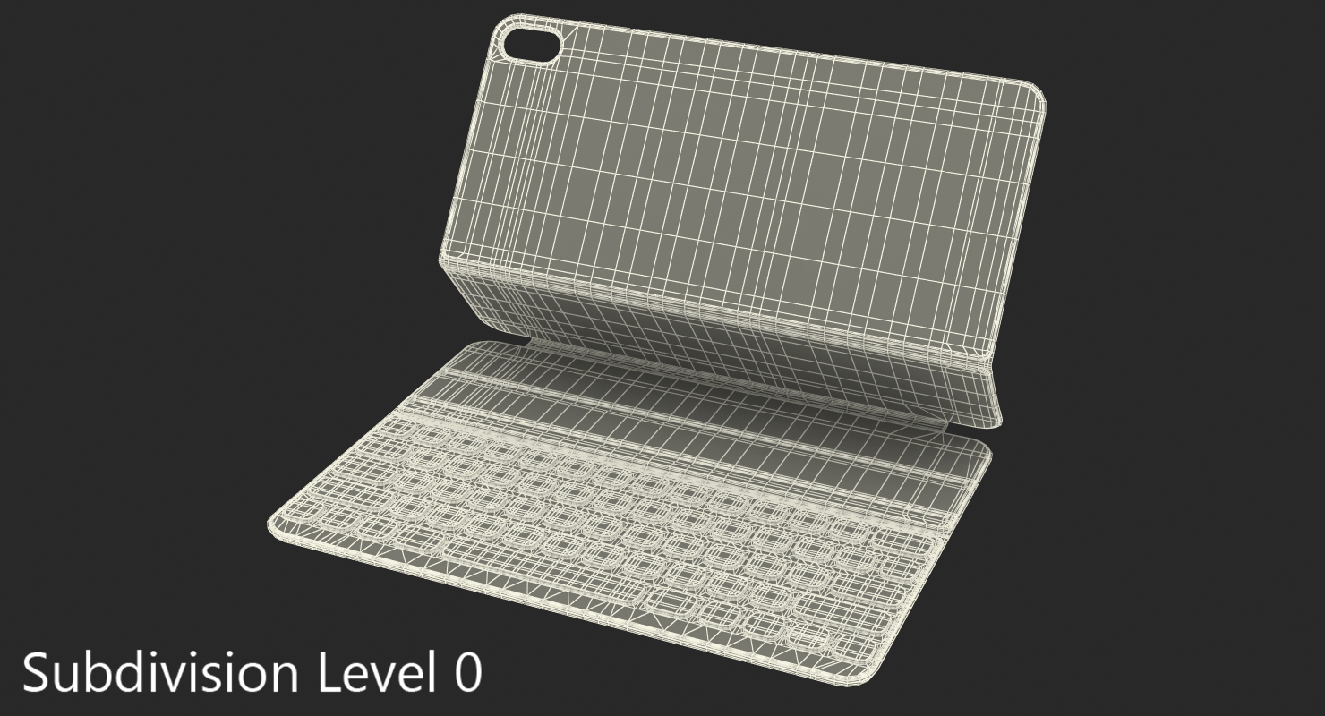 Apple Smart Keyboard 11 inch Space Grey 3D model