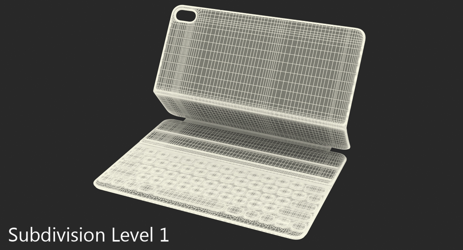 Apple Smart Keyboard 11 inch Space Grey 3D model