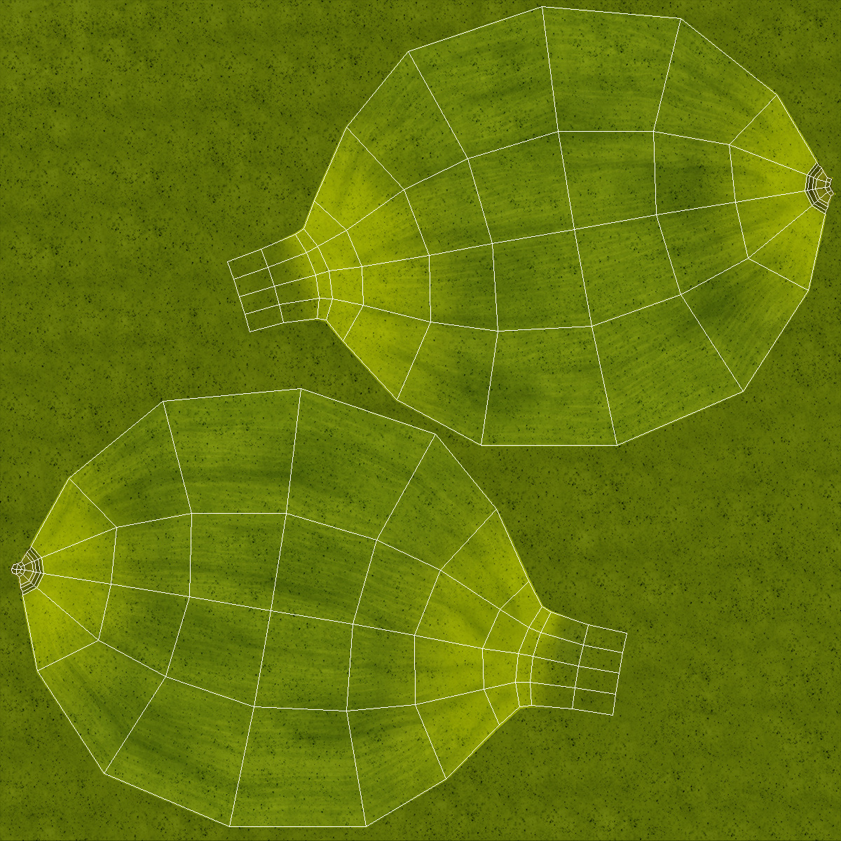3D Bunch of Fresh Green Coffee Beans model
