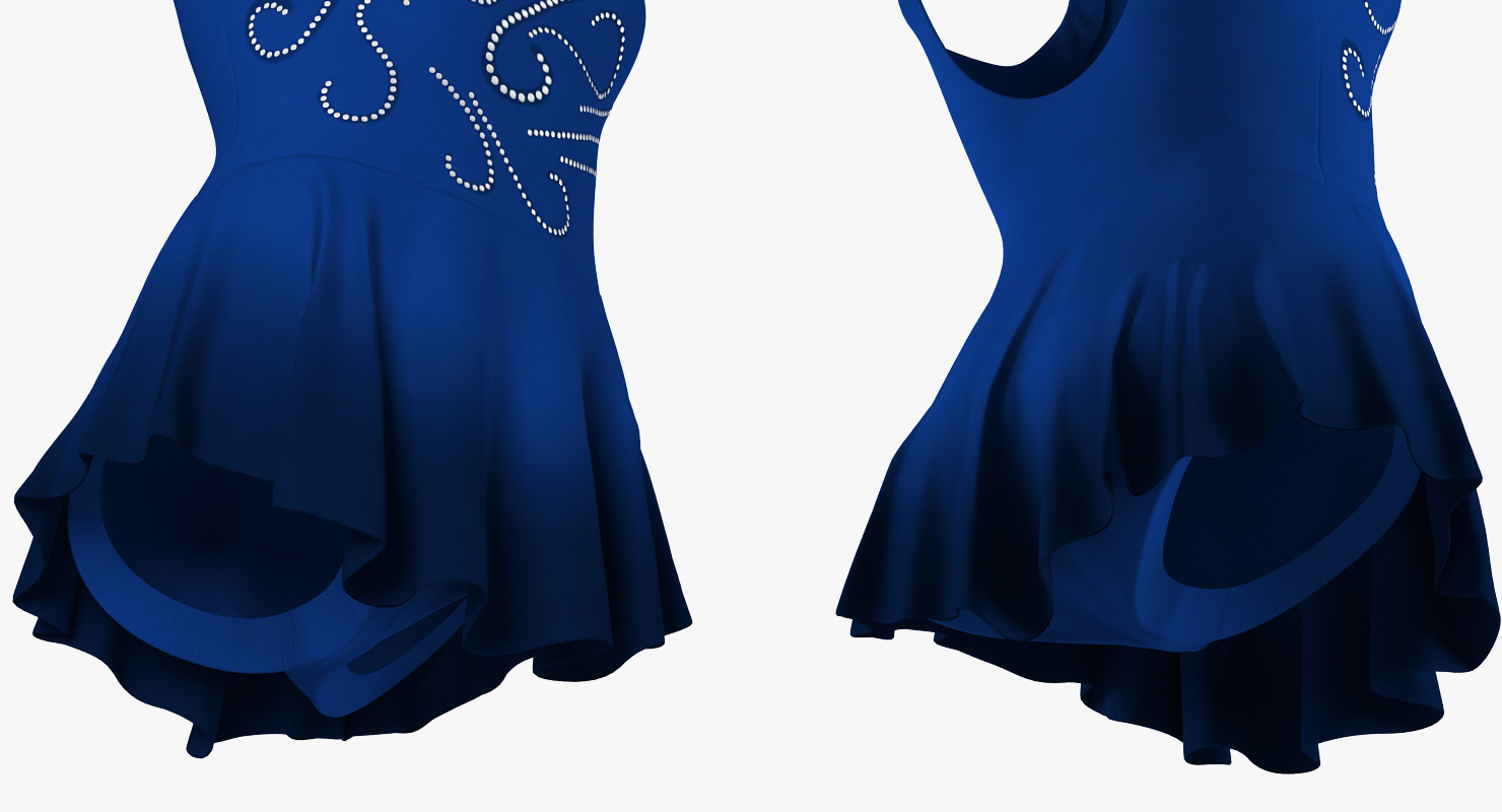 Female Figure Skater Suit 2 3D