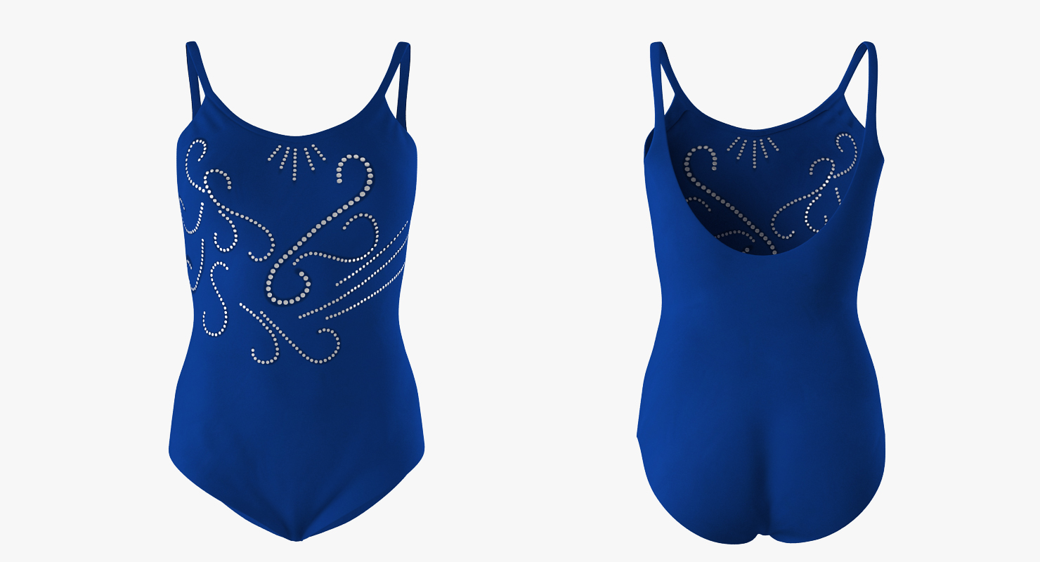 Female Figure Skater Suit 2 3D