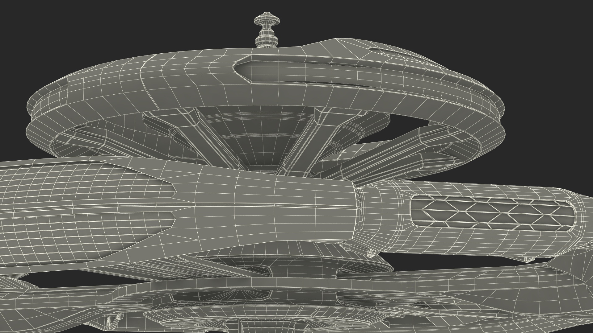 Concept of Space Station 3D model
