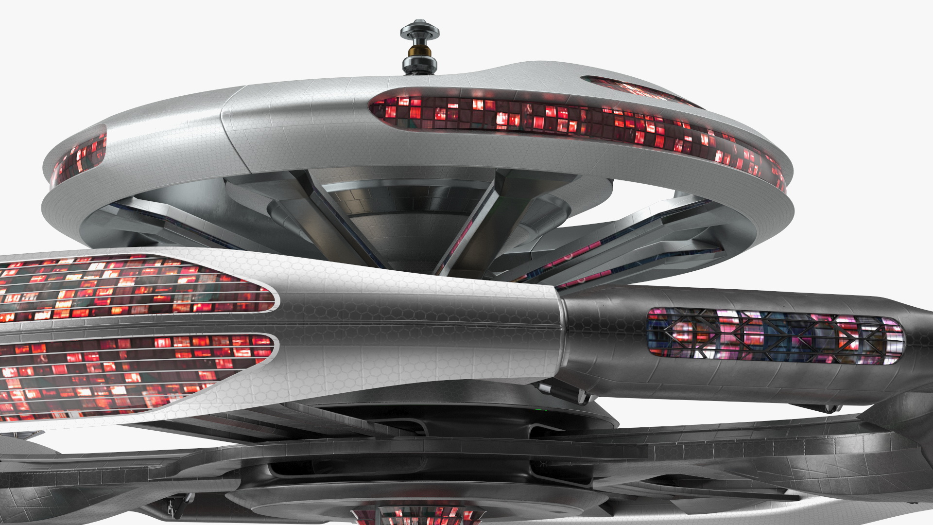 Concept of Space Station 3D model