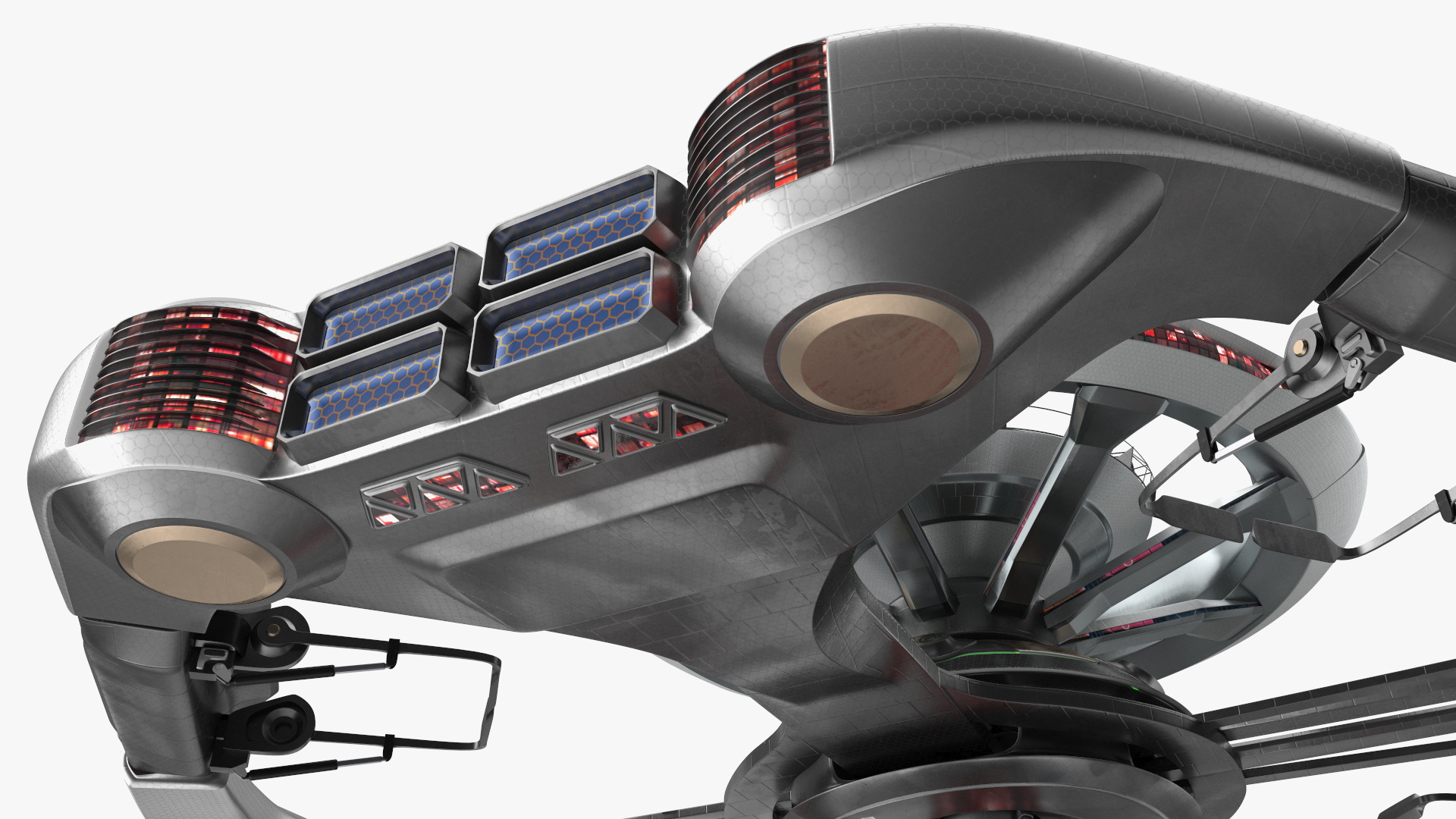 Concept of Space Station 3D model