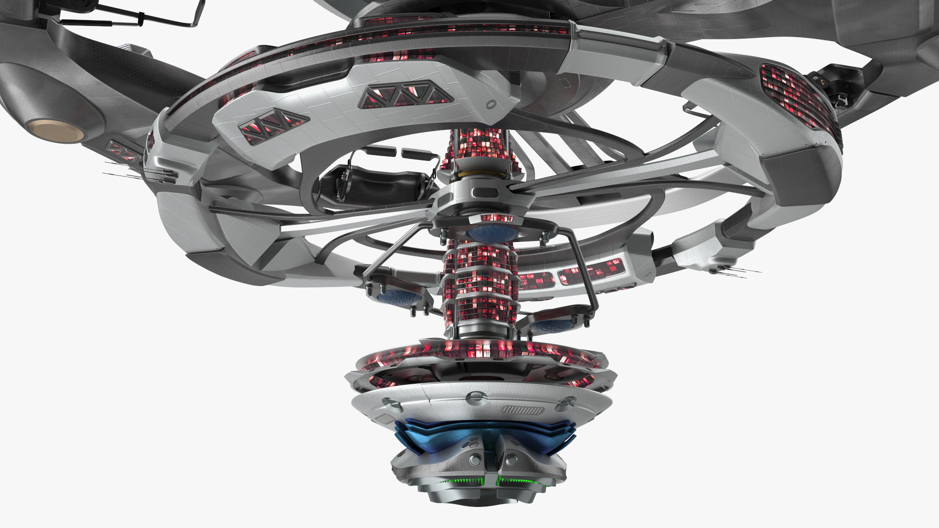 Concept of Space Station 3D model