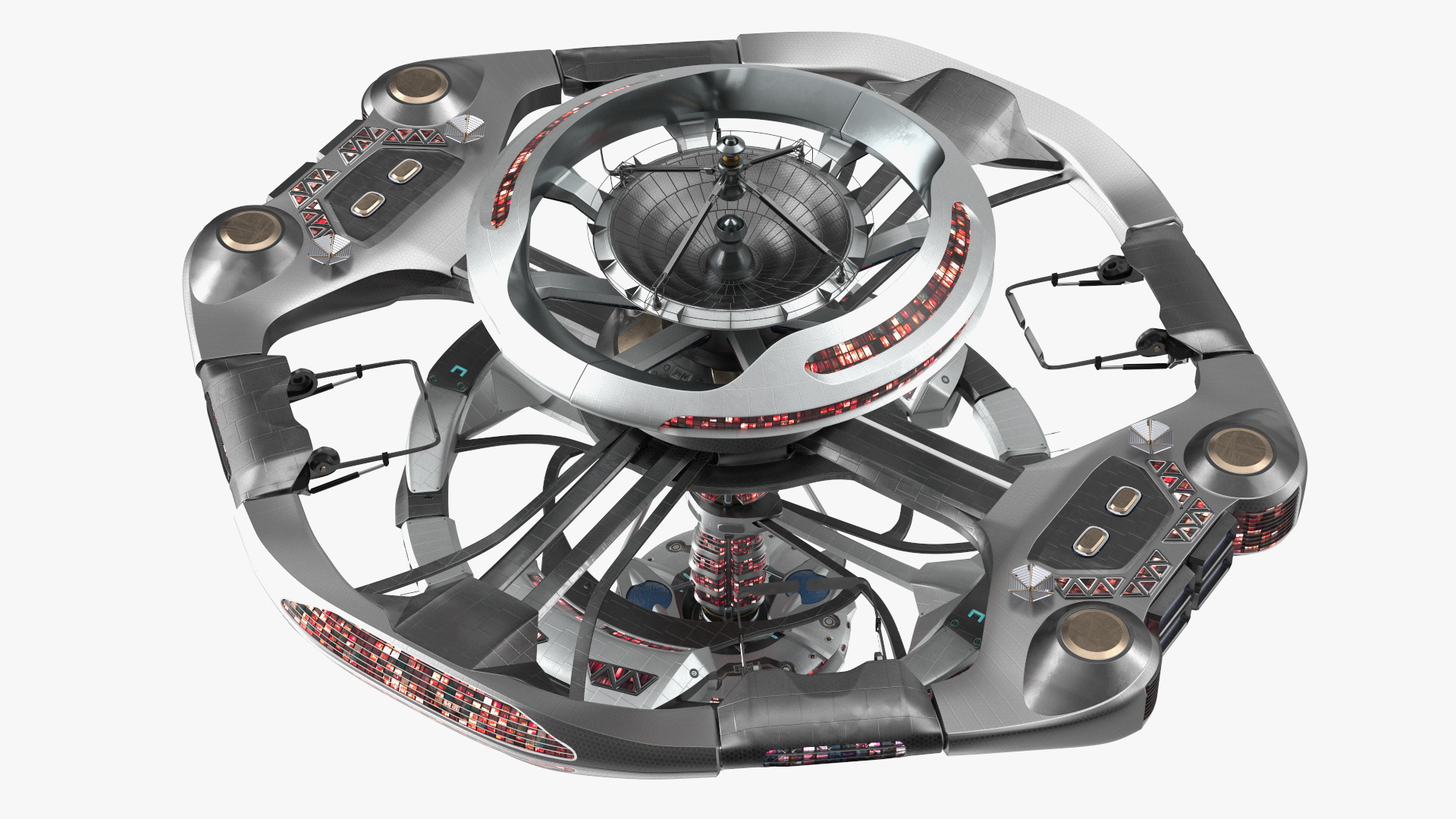 Concept of Space Station 3D model