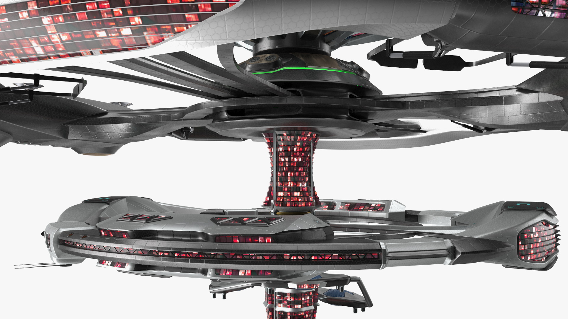Concept of Space Station 3D model