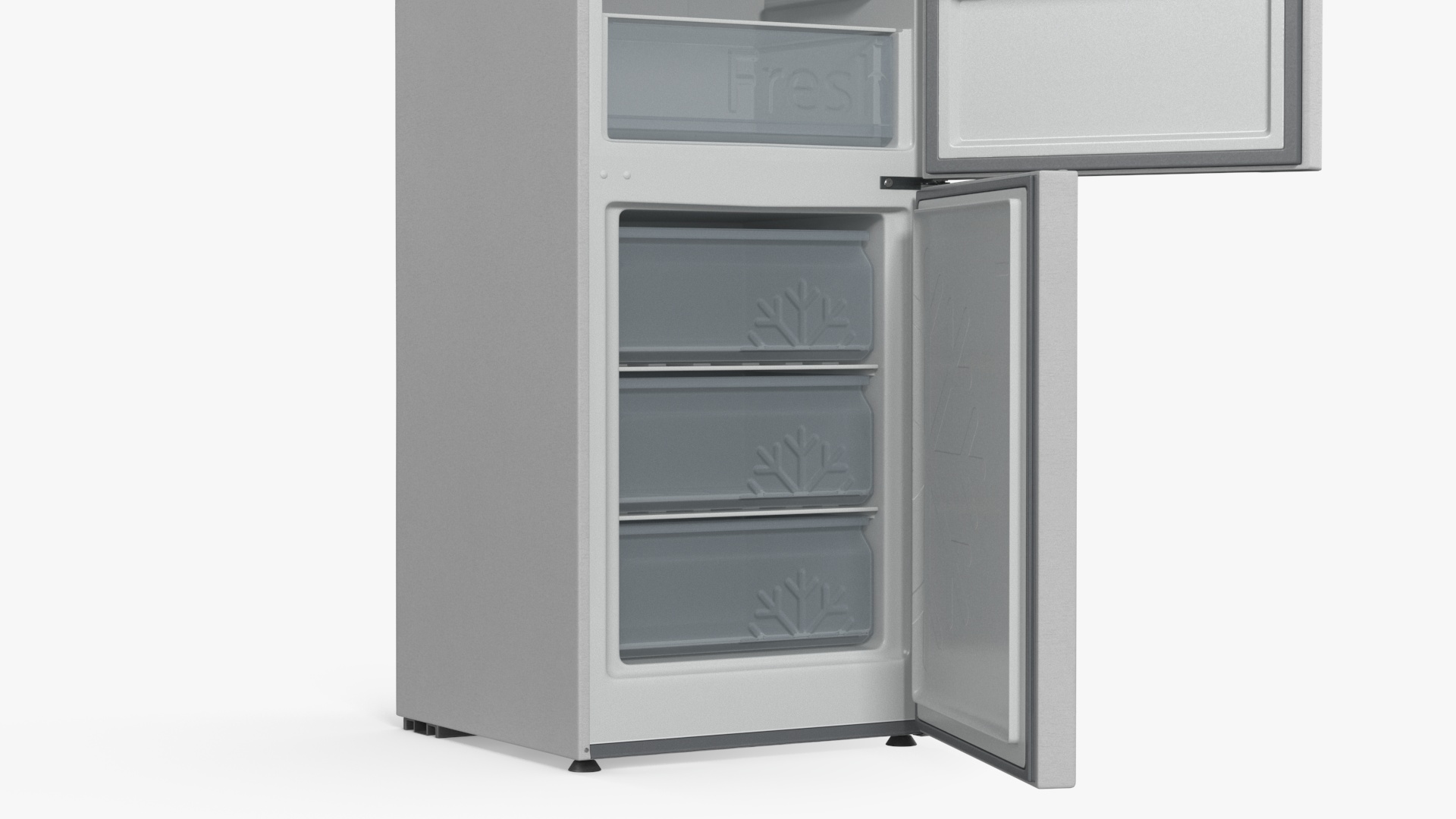 Fridge Candy CCRN 6180S White 3D model