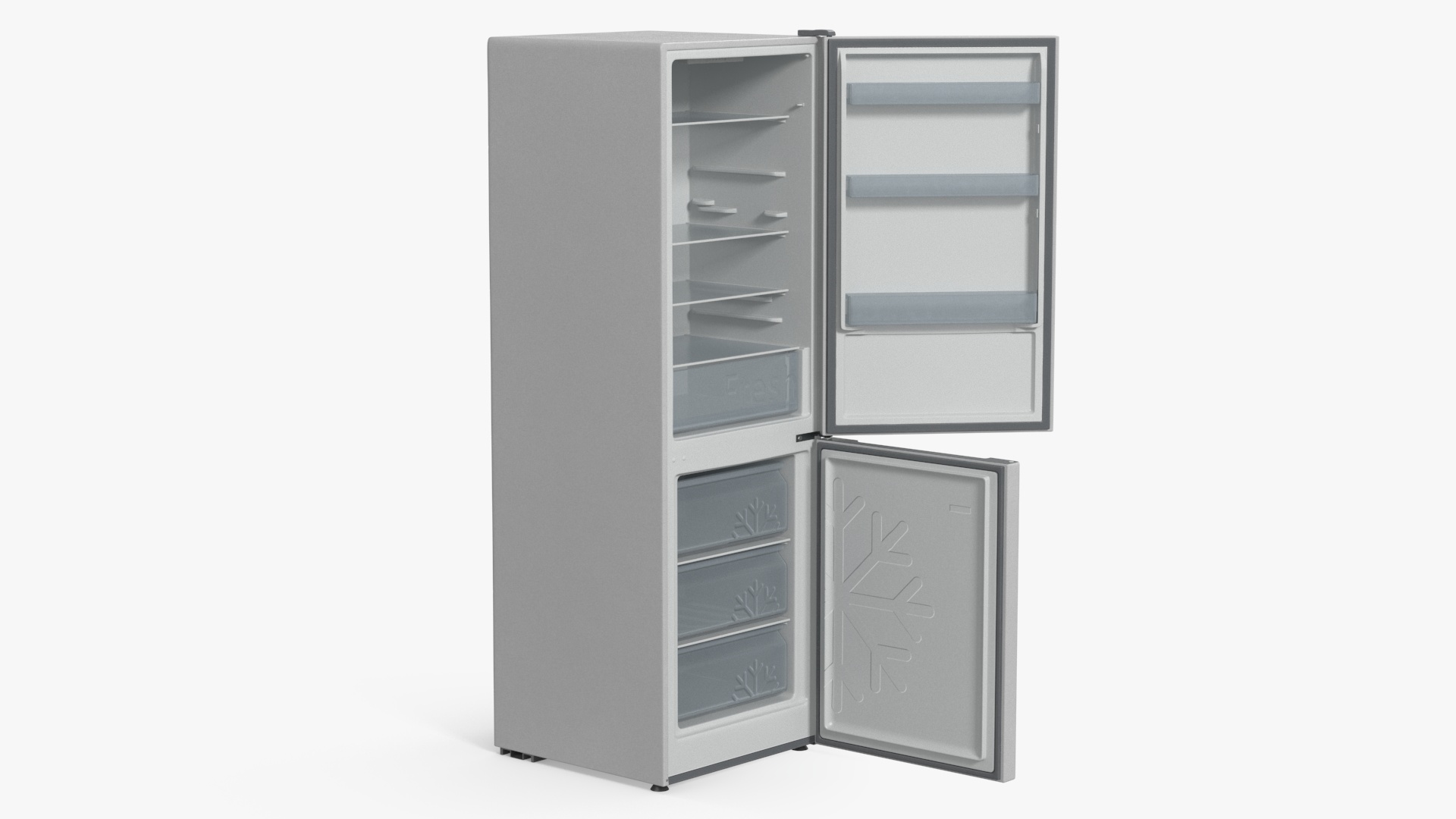 Fridge Candy CCRN 6180S White 3D model