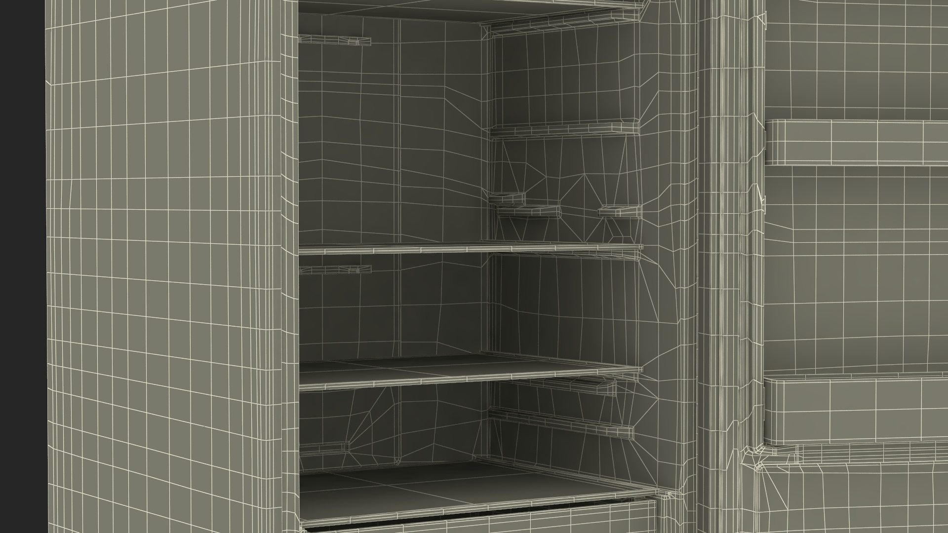 Fridge Candy CCRN 6180S White 3D model