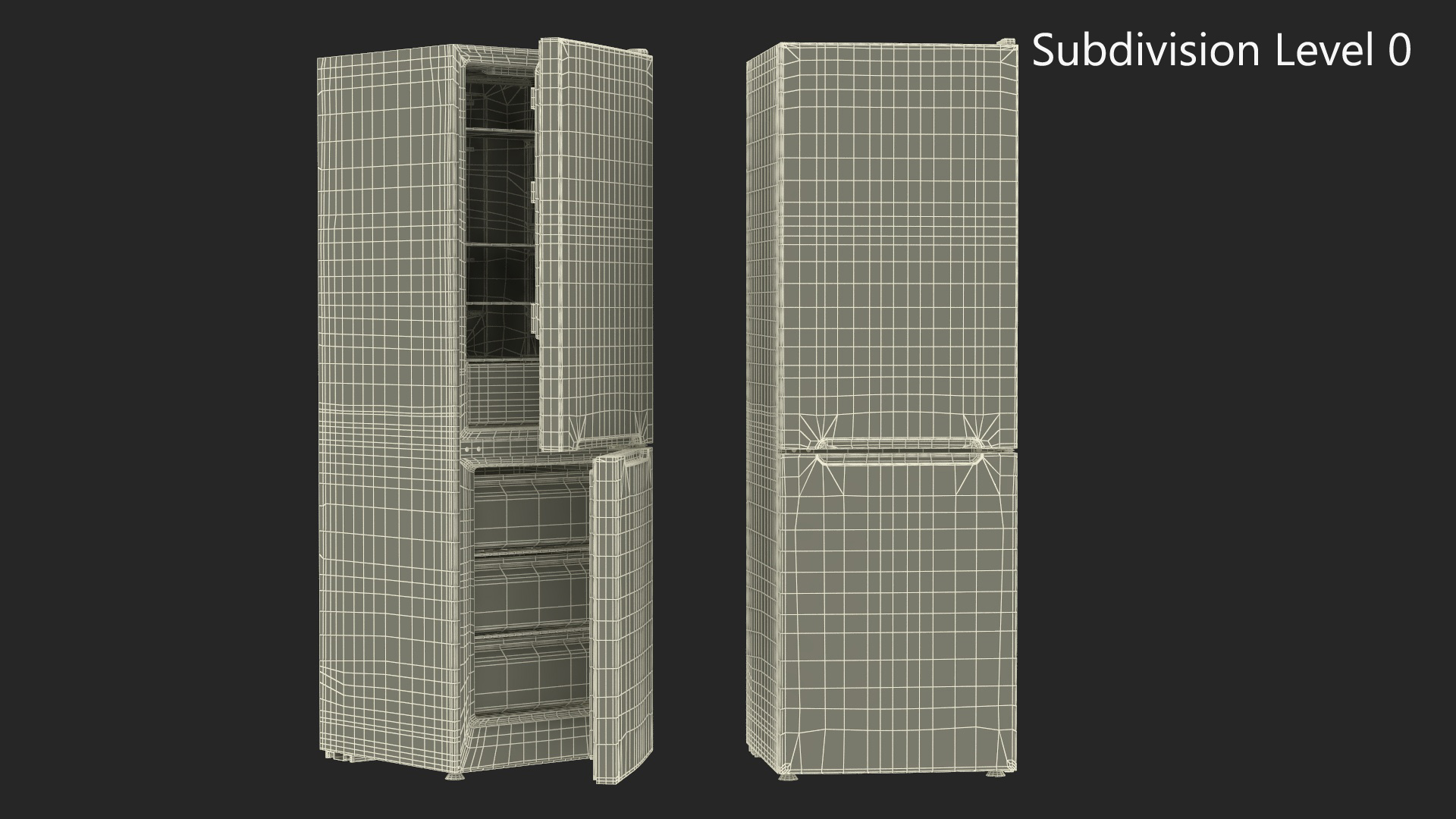 Fridge Candy CCRN 6180S White 3D model