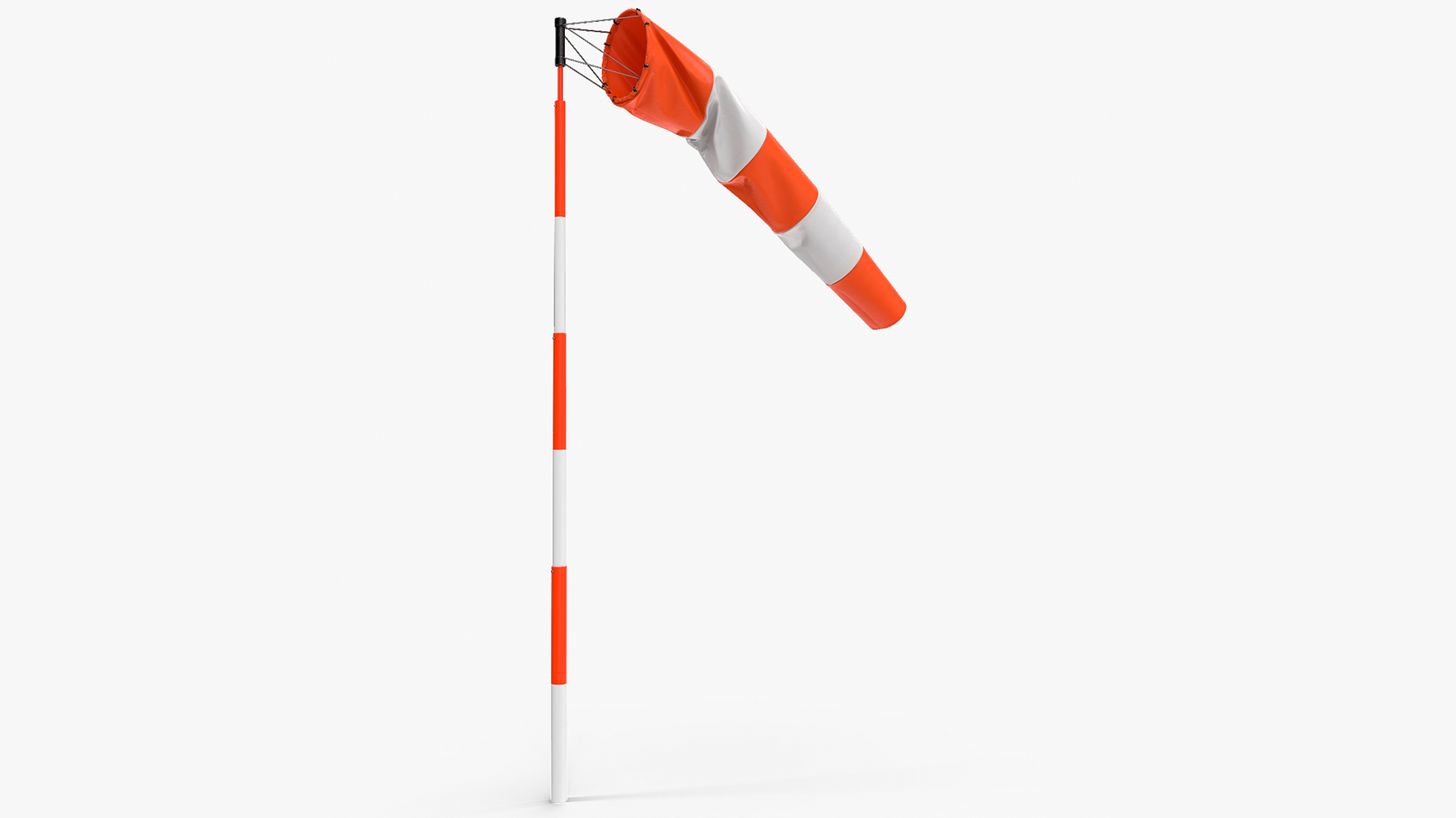 Windsock with Wind Speed 3 Knots 3D