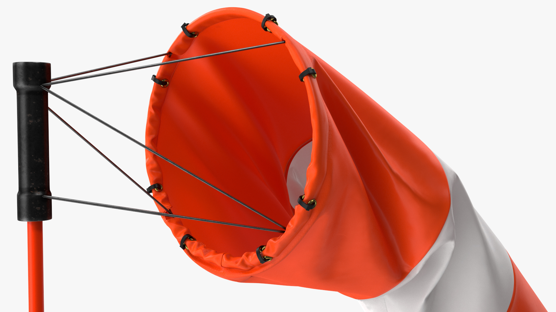 Windsock with Wind Speed 3 Knots 3D