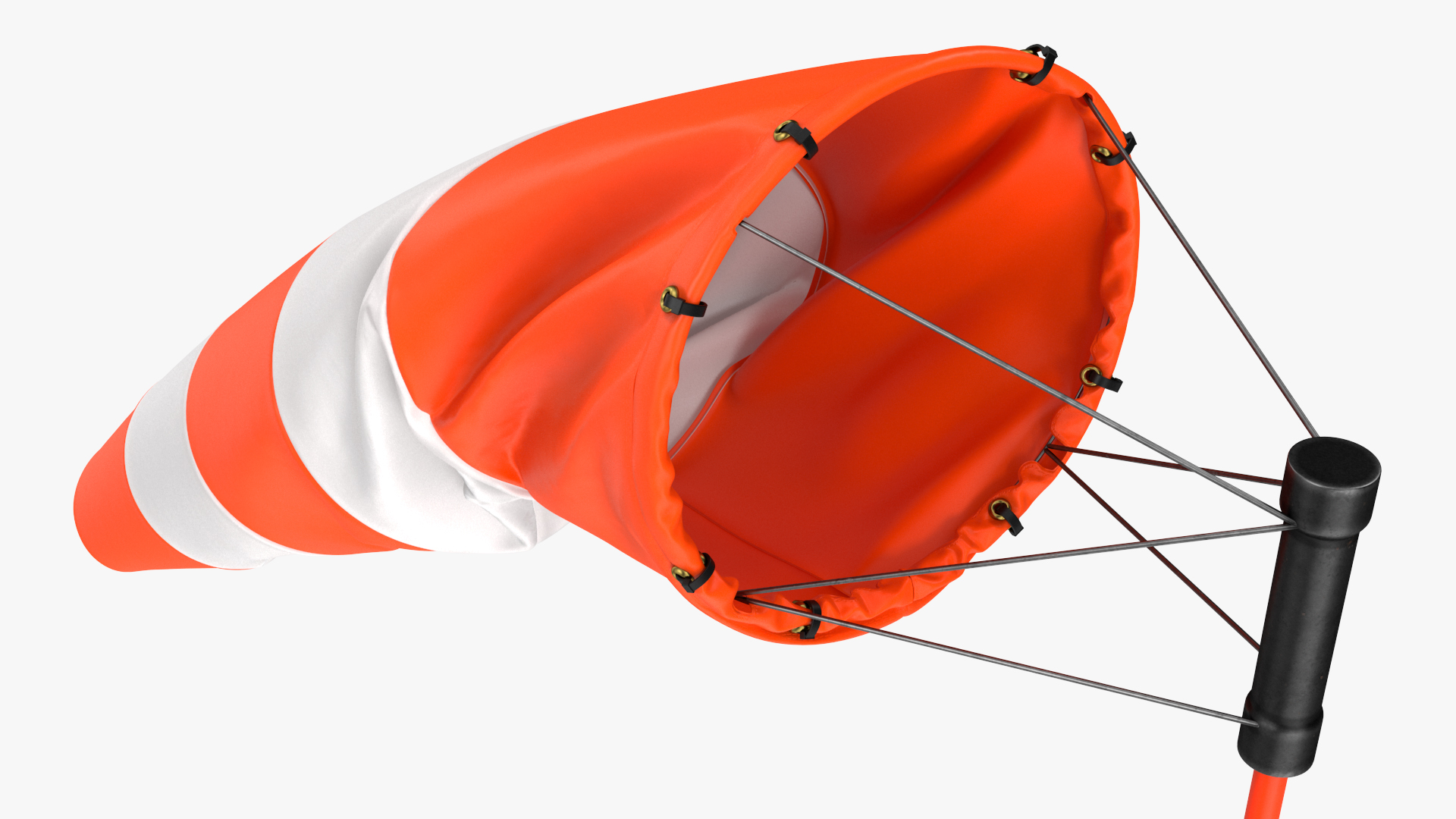 Windsock with Wind Speed 3 Knots 3D