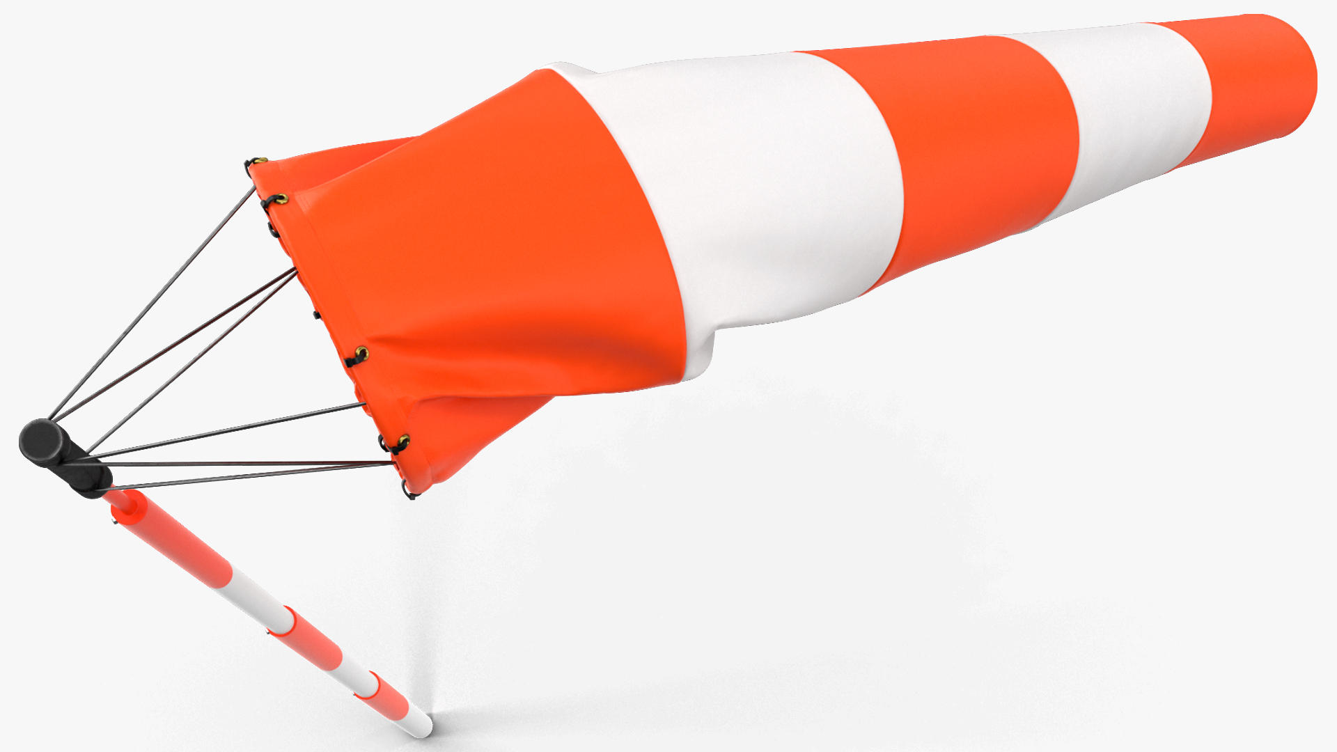 Windsock with Wind Speed 3 Knots 3D