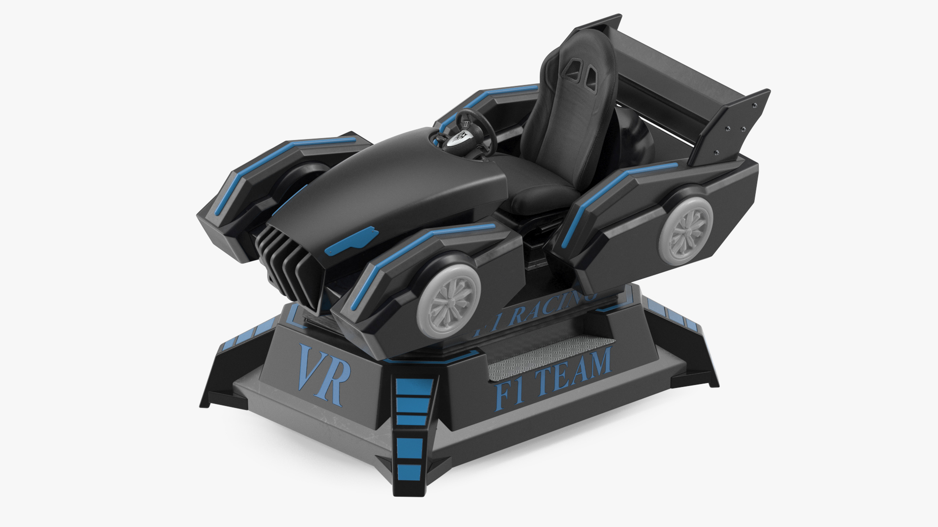 3D model VR Racing Game OFF Rigged
