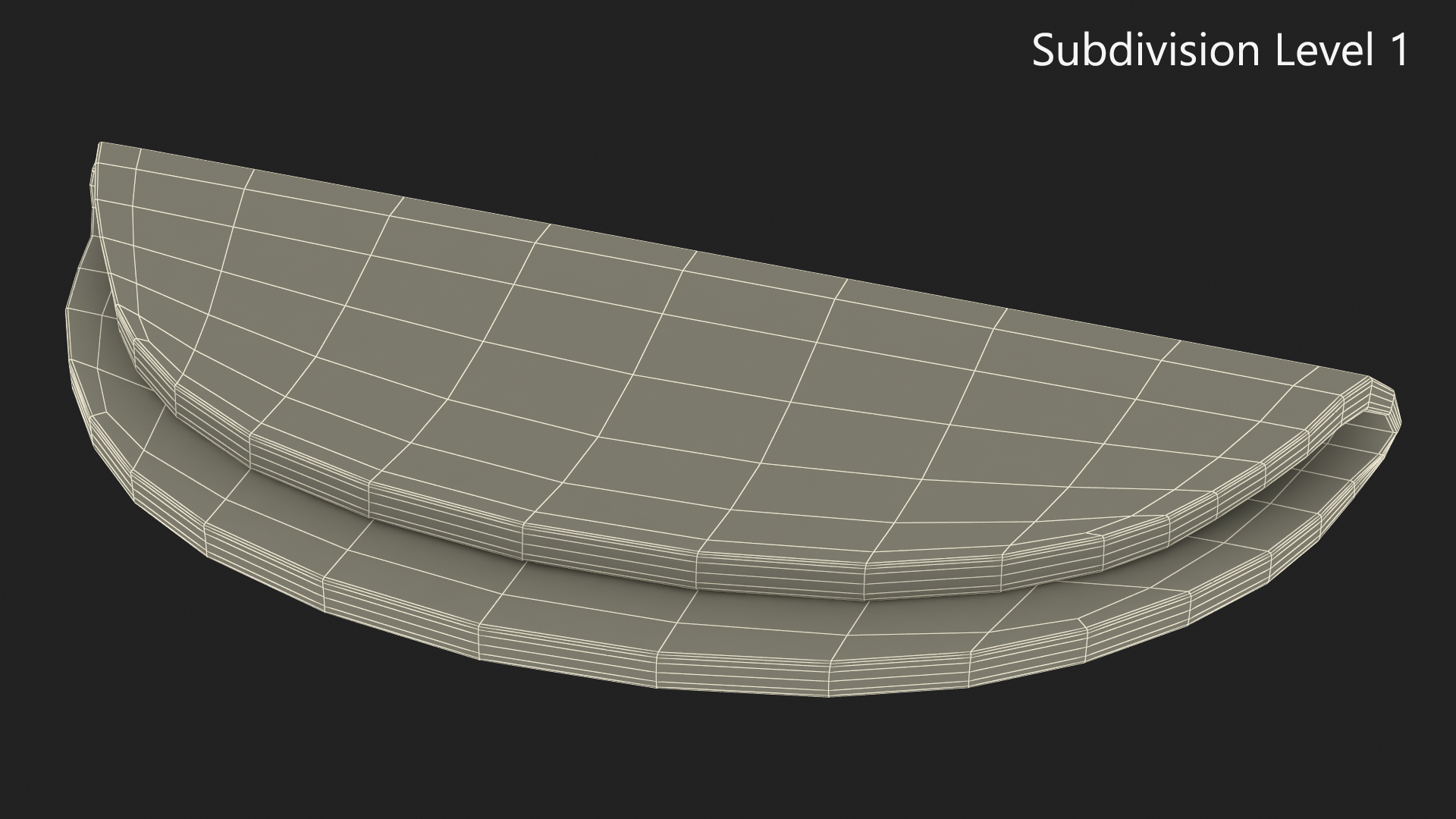 3D model Slice Boiled Sausage