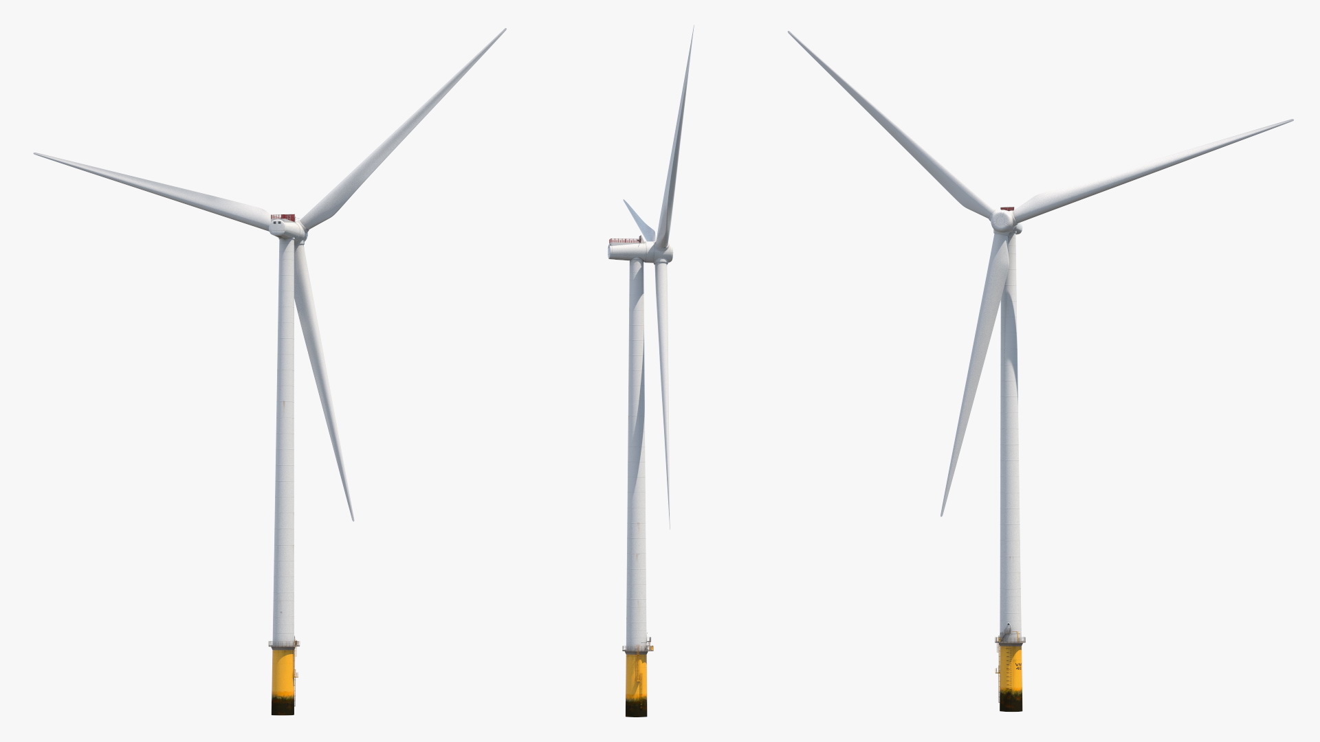 3D Offshore Wind Farm with Turbine