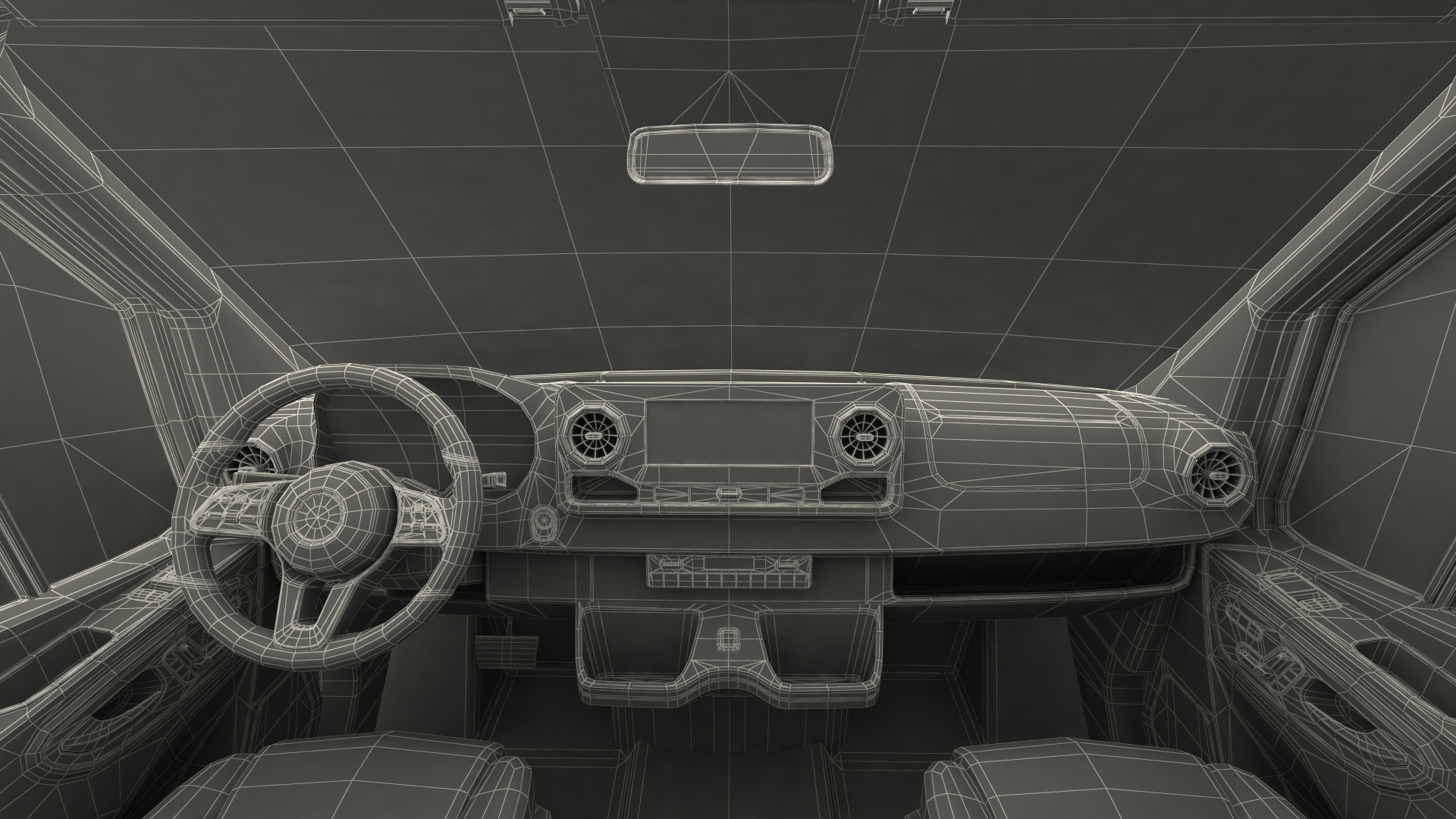 3D Ambulance Van Generic Rigged model