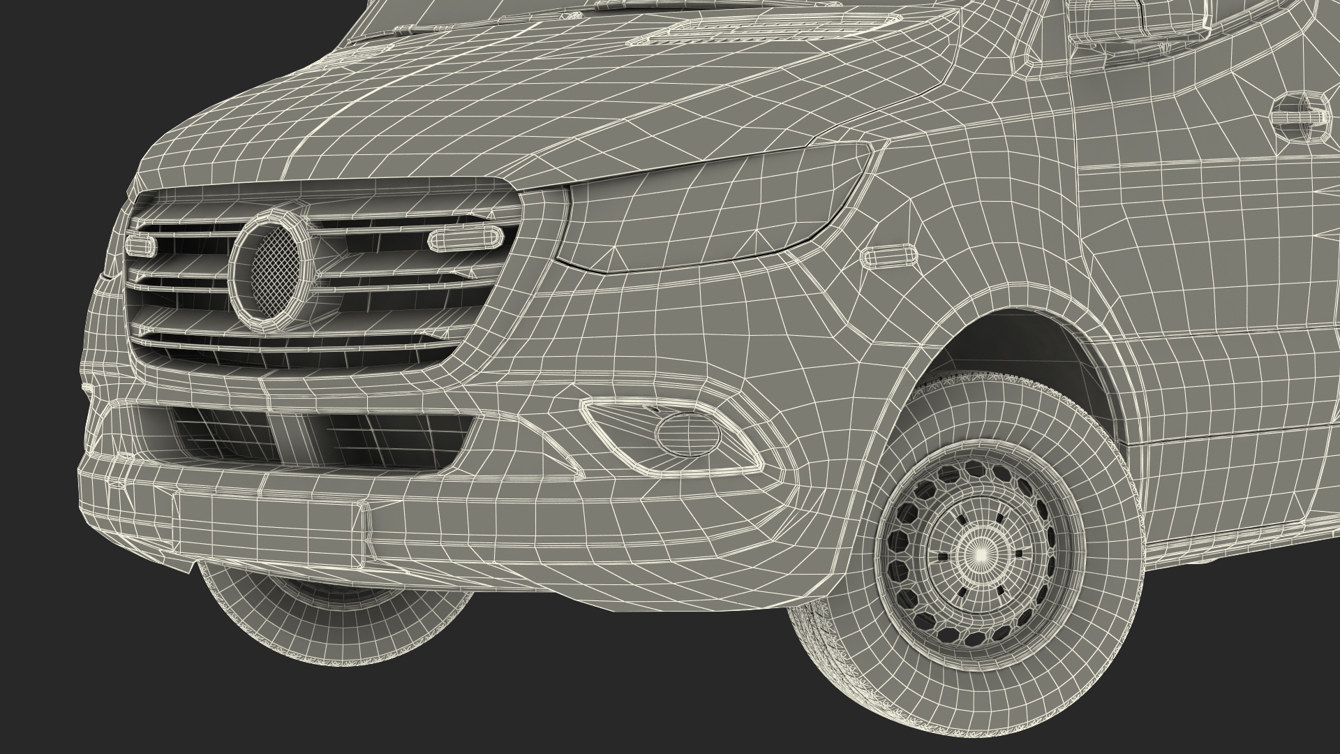 3D Ambulance Van Generic Rigged model