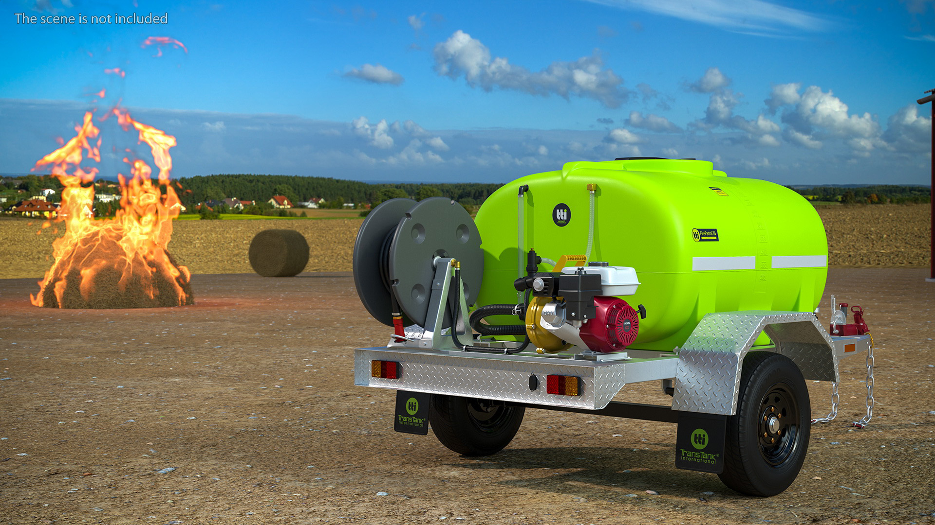 3D Fire Fighting Trailer
