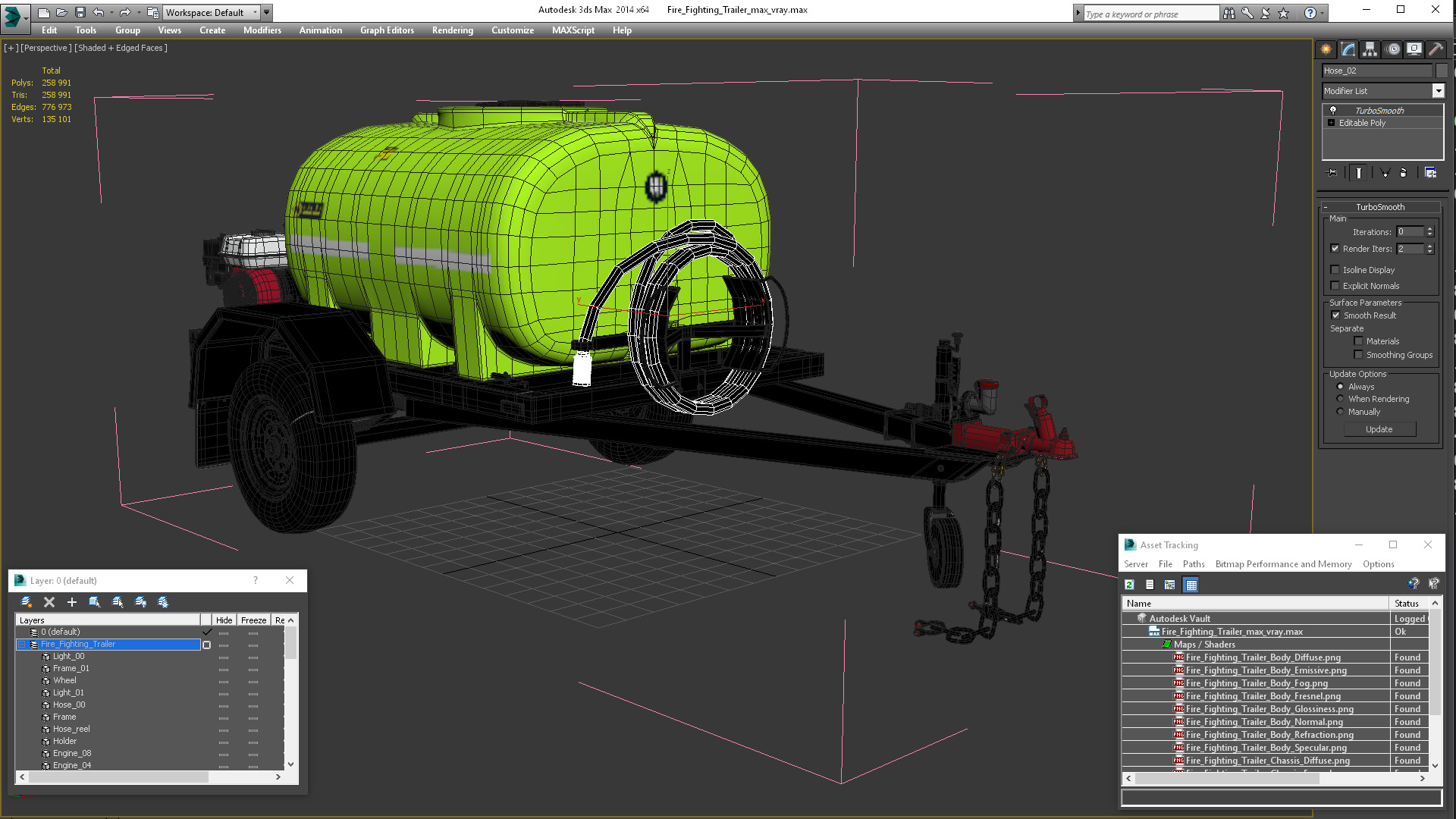 3D Fire Fighting Trailer