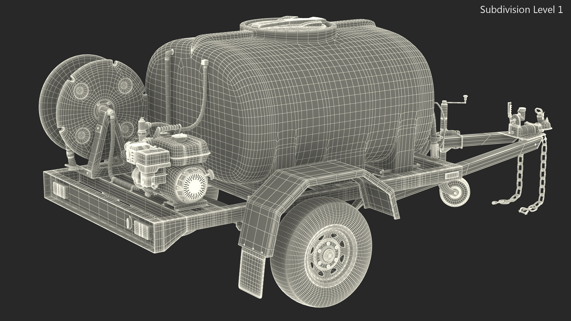3D Fire Fighting Trailer