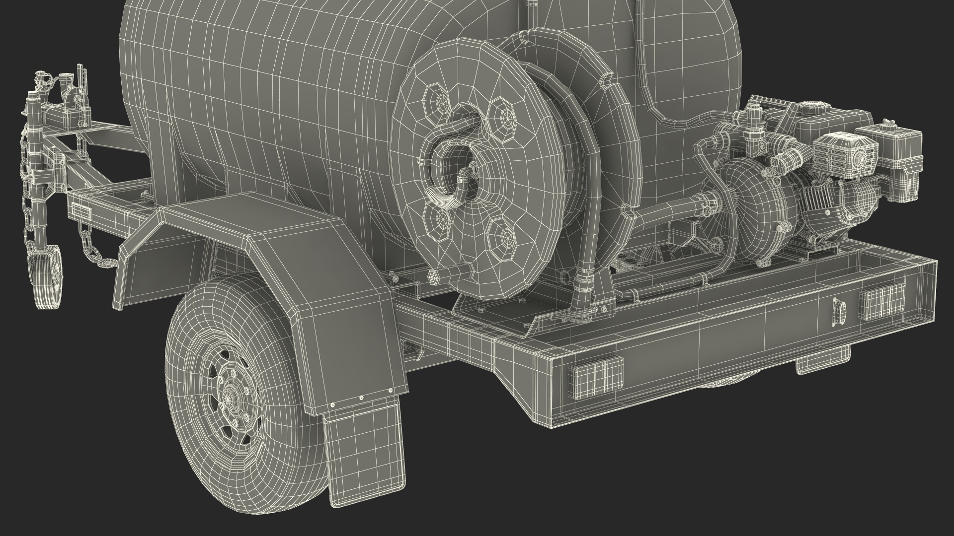 3D Fire Fighting Trailer