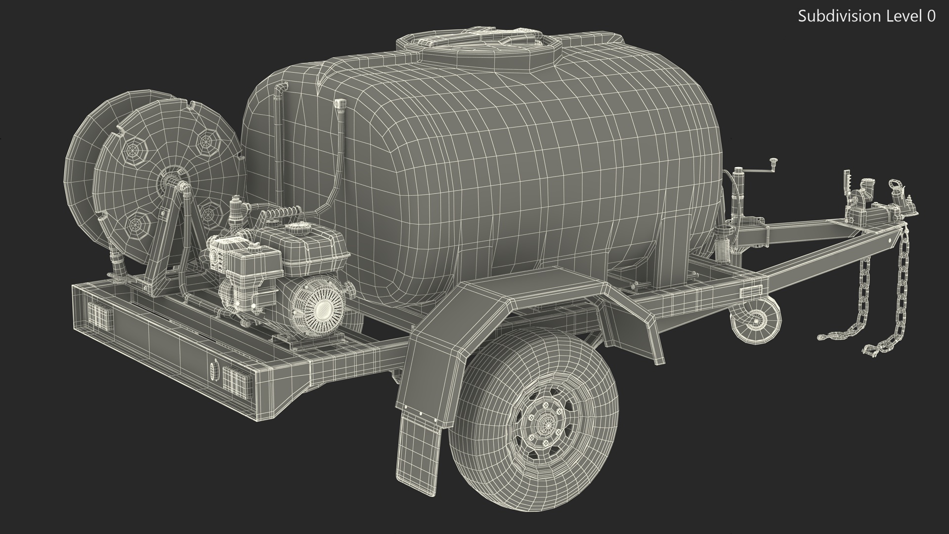 3D Fire Fighting Trailer