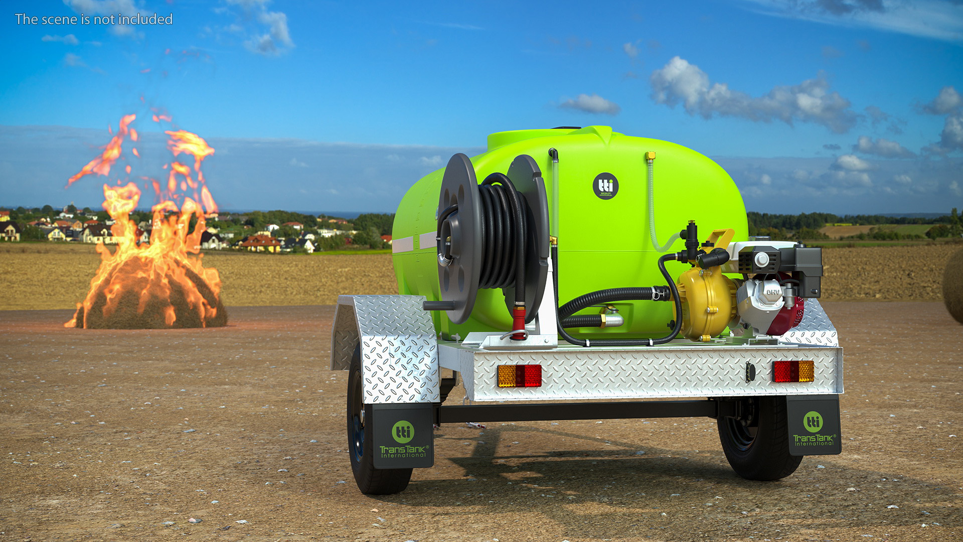 3D Fire Fighting Trailer