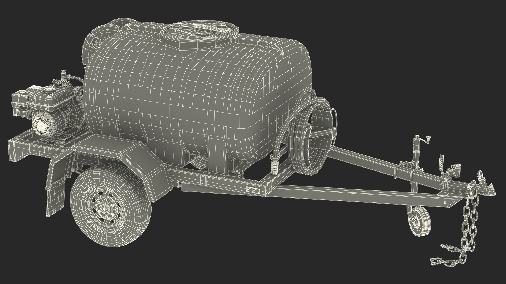 3D Fire Fighting Trailer