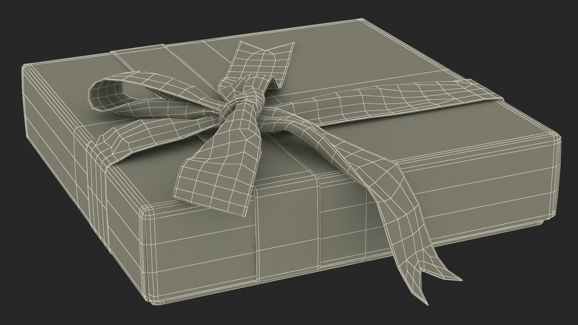 3D model Premium Chocolate Gift Box Red