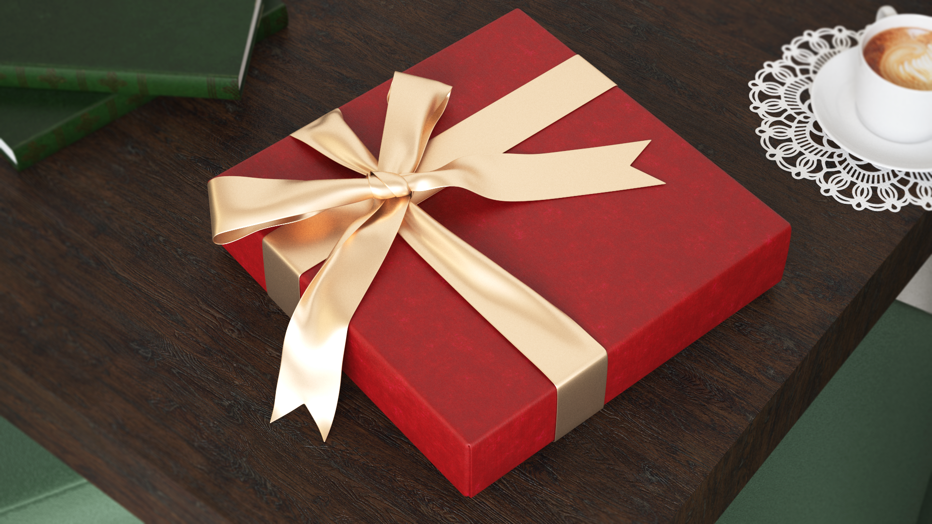 Premium Chocolate Gift Box Red, view 12