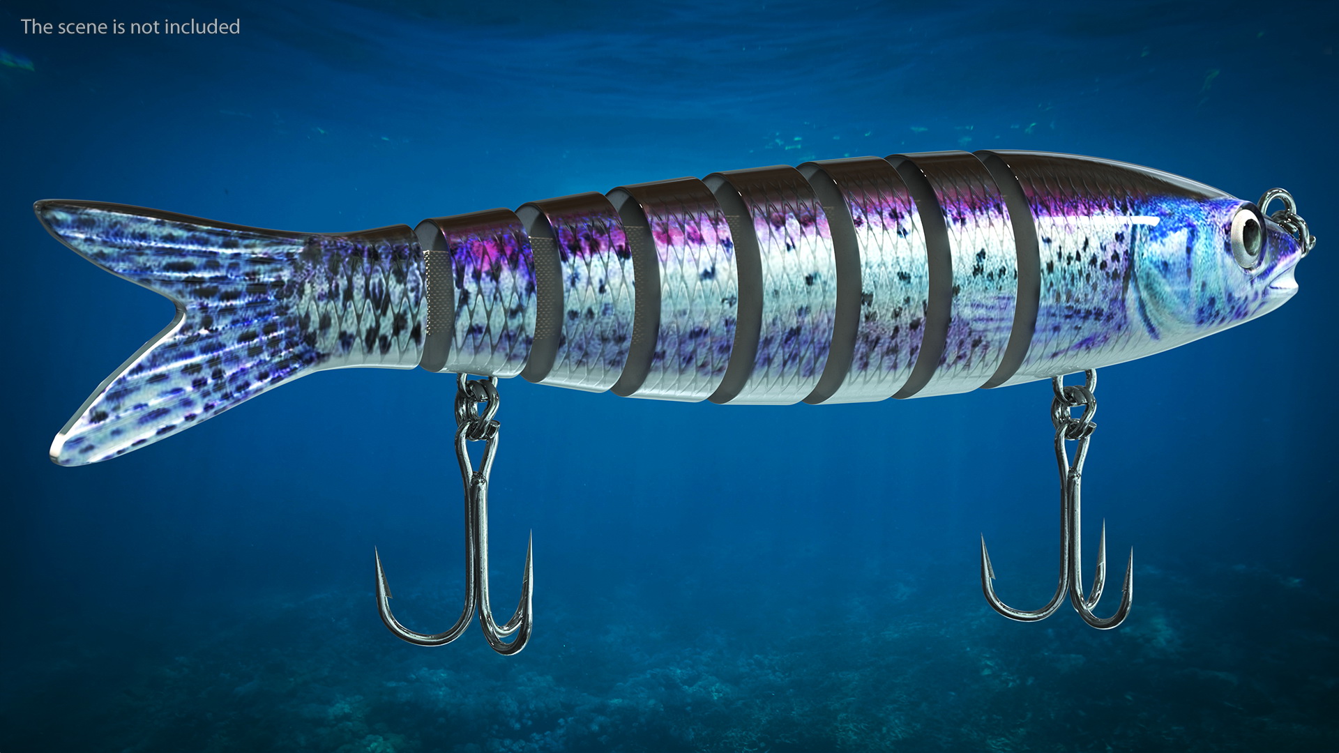Multi Jointed Swimbait Lure 3D