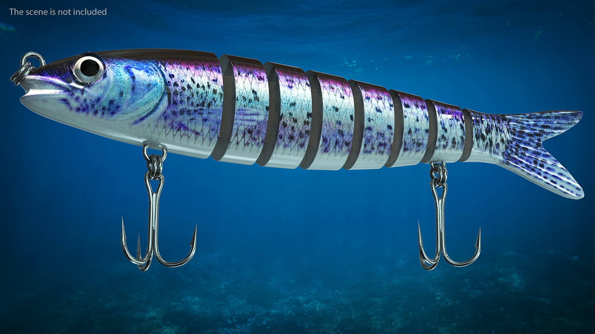 Multi Jointed Swimbait Lure 3D