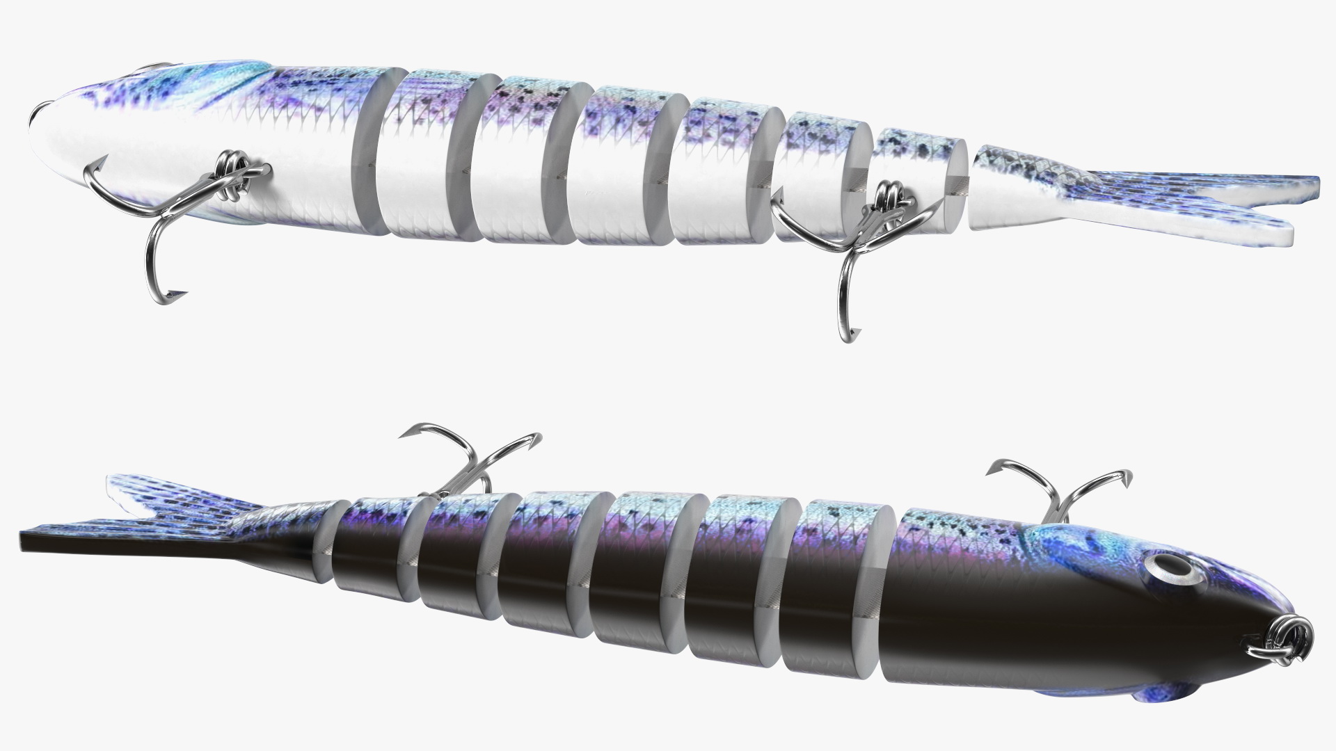 Multi Jointed Swimbait Lure 3D